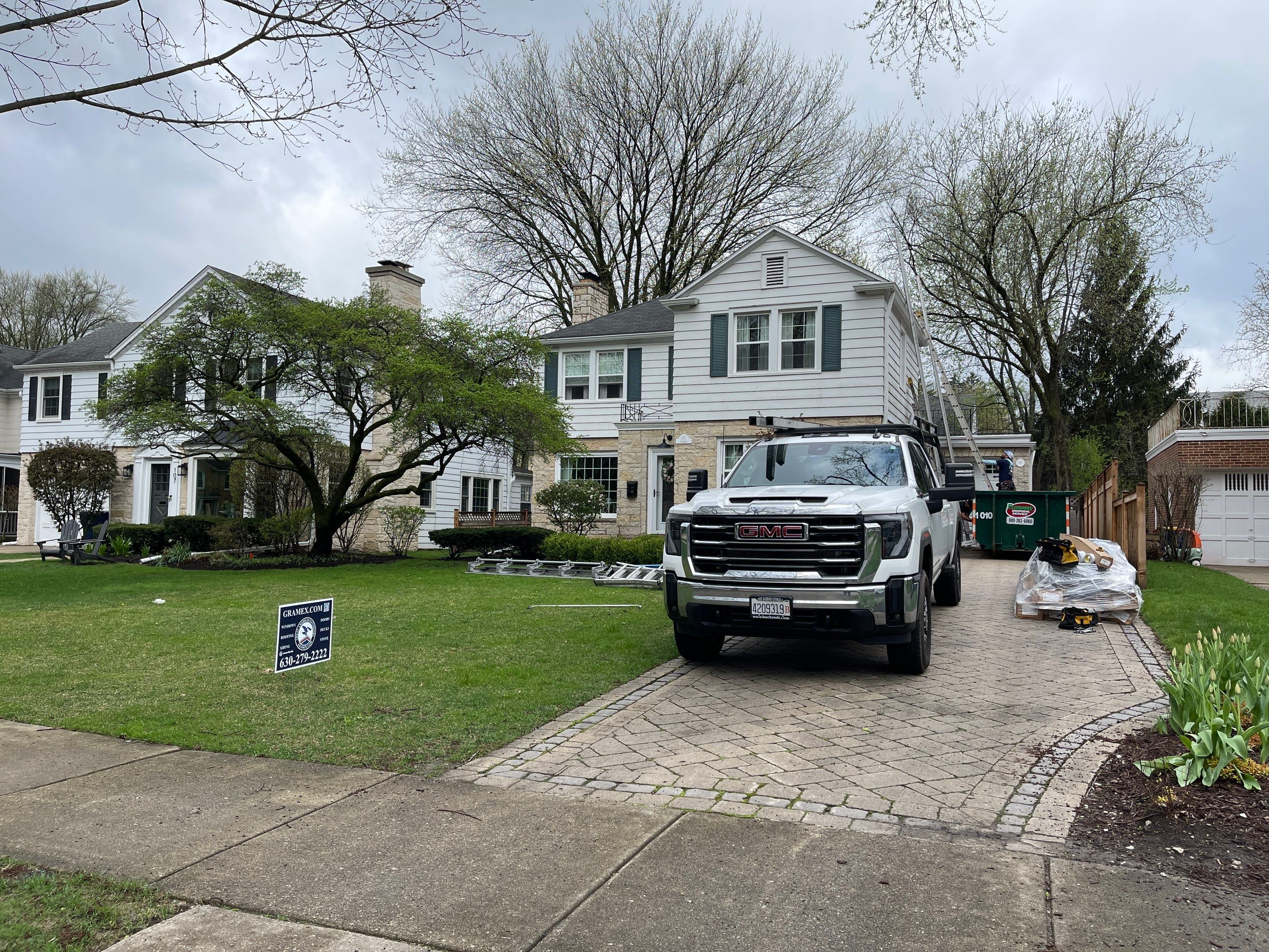 Full Vinyl Siding Replacement for Two-Story Wilmette Residence by Great American Exteriors
