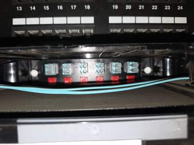 Structured cabling installation by CimaSolutions