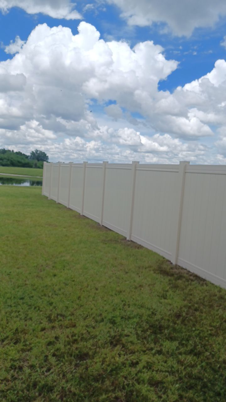 Parrish, FL White Vinyl Privacy Fence  by Asap fence and gates, LLC