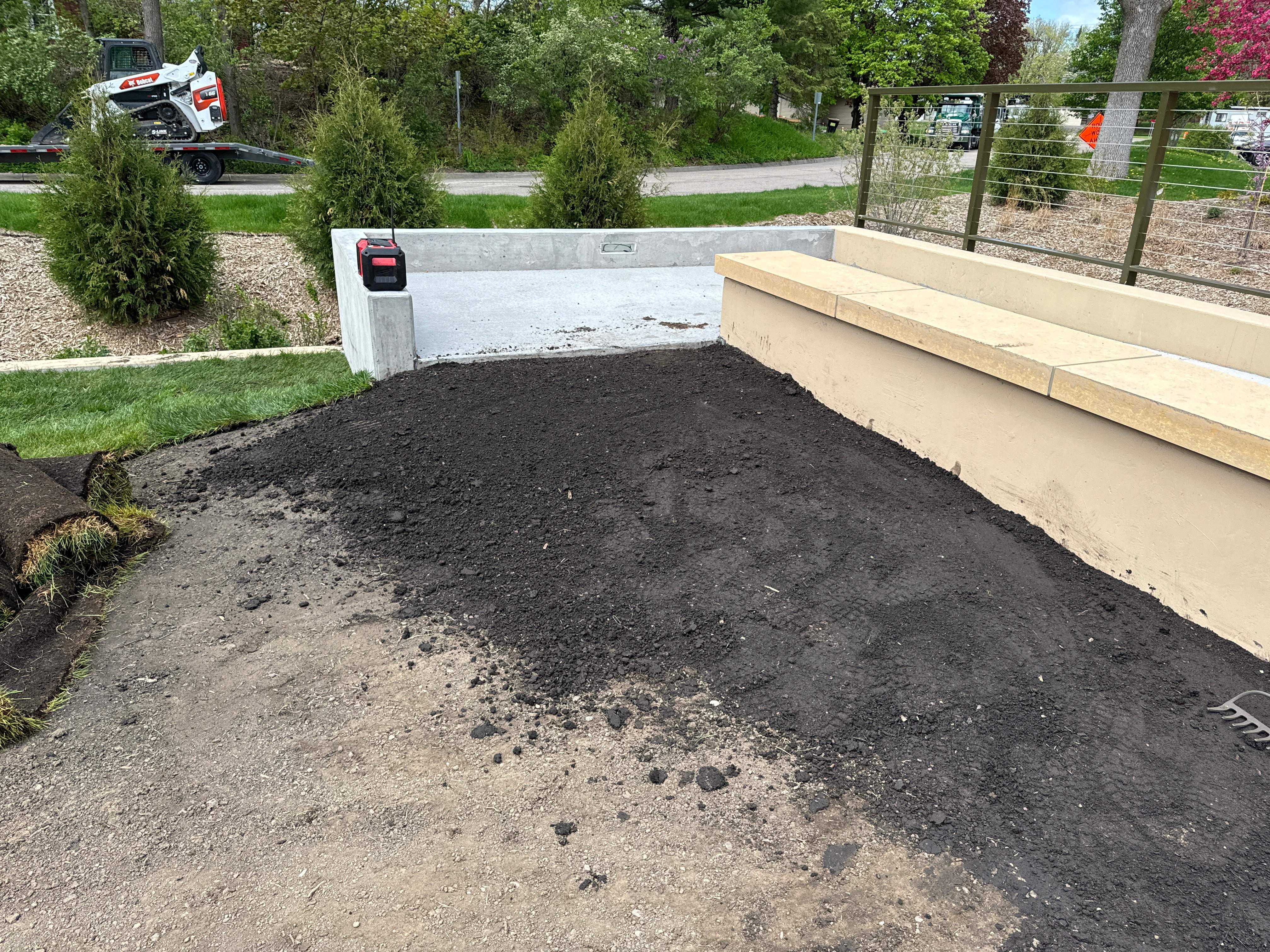 Grade Correction by Sota landscaping
