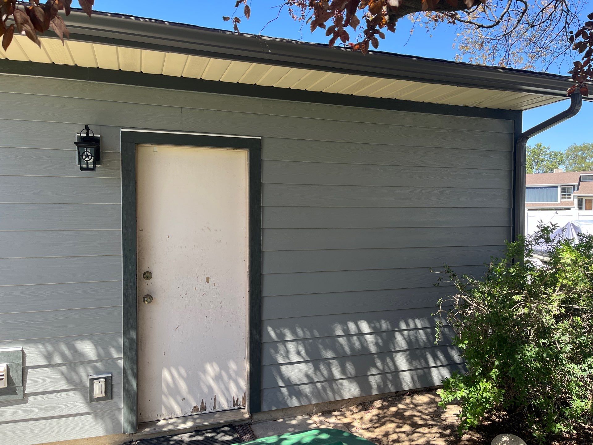Sandy | Custom Hardie Mixed Profiles | Gray Slate & Iron Gray Trim by Ideal Siding Utah
