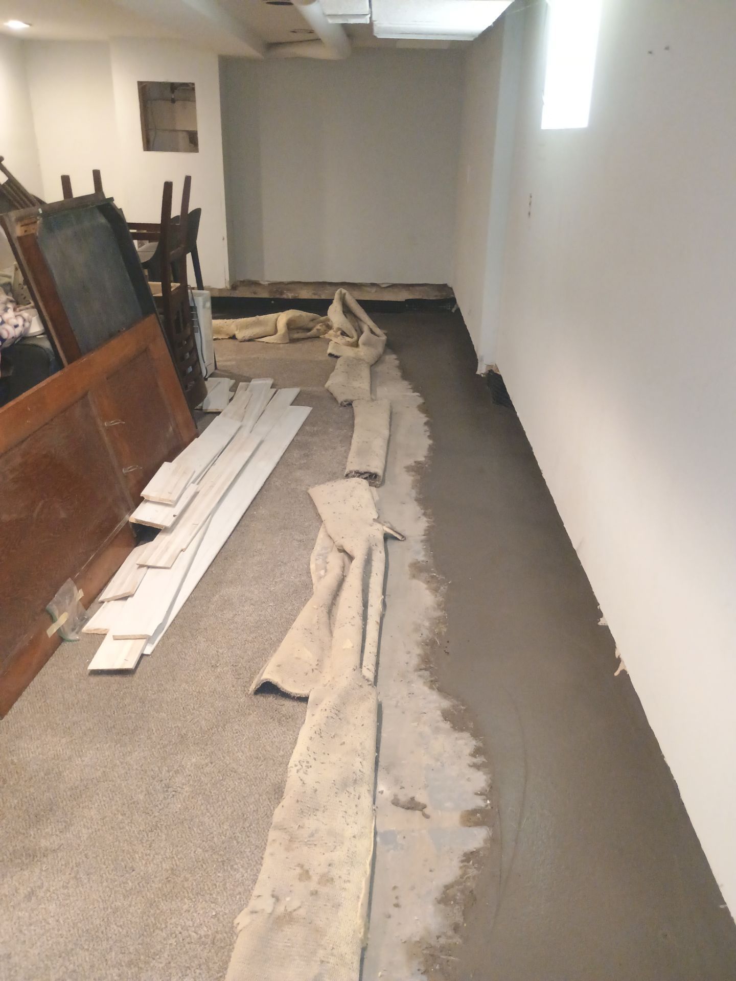 Interior Drain Tile Installation in South Minneapolis by Waterproofing Northeast