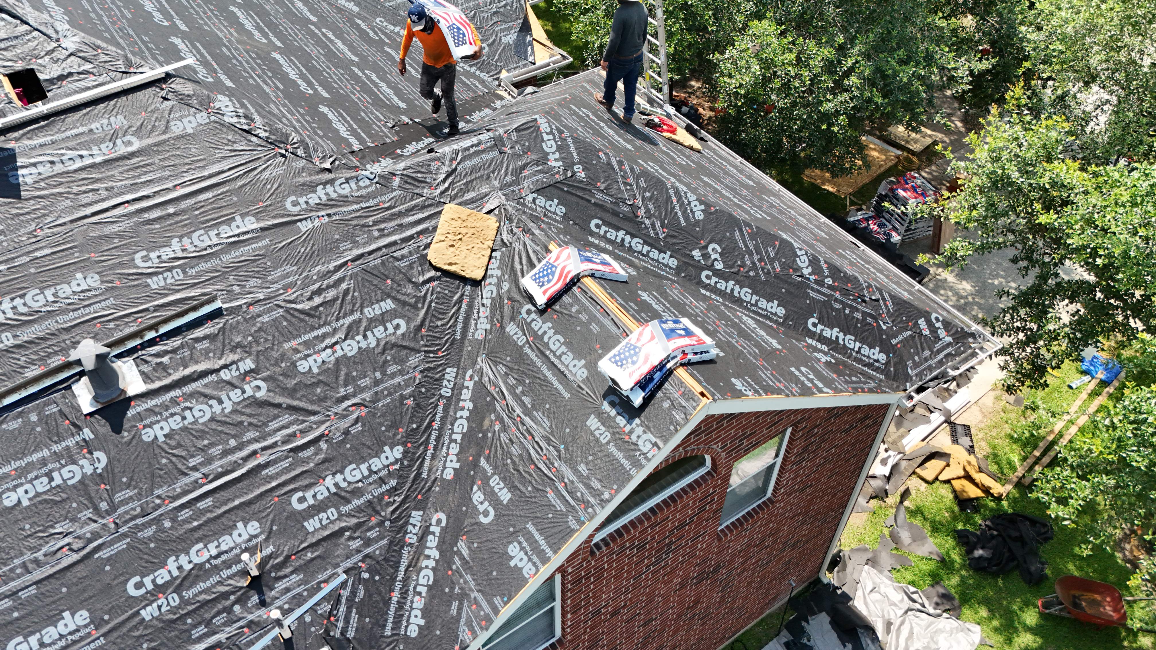 Complete Hip-Roof Replacement — Spring, TX by PL Roofing & SB Roofing, LLC.