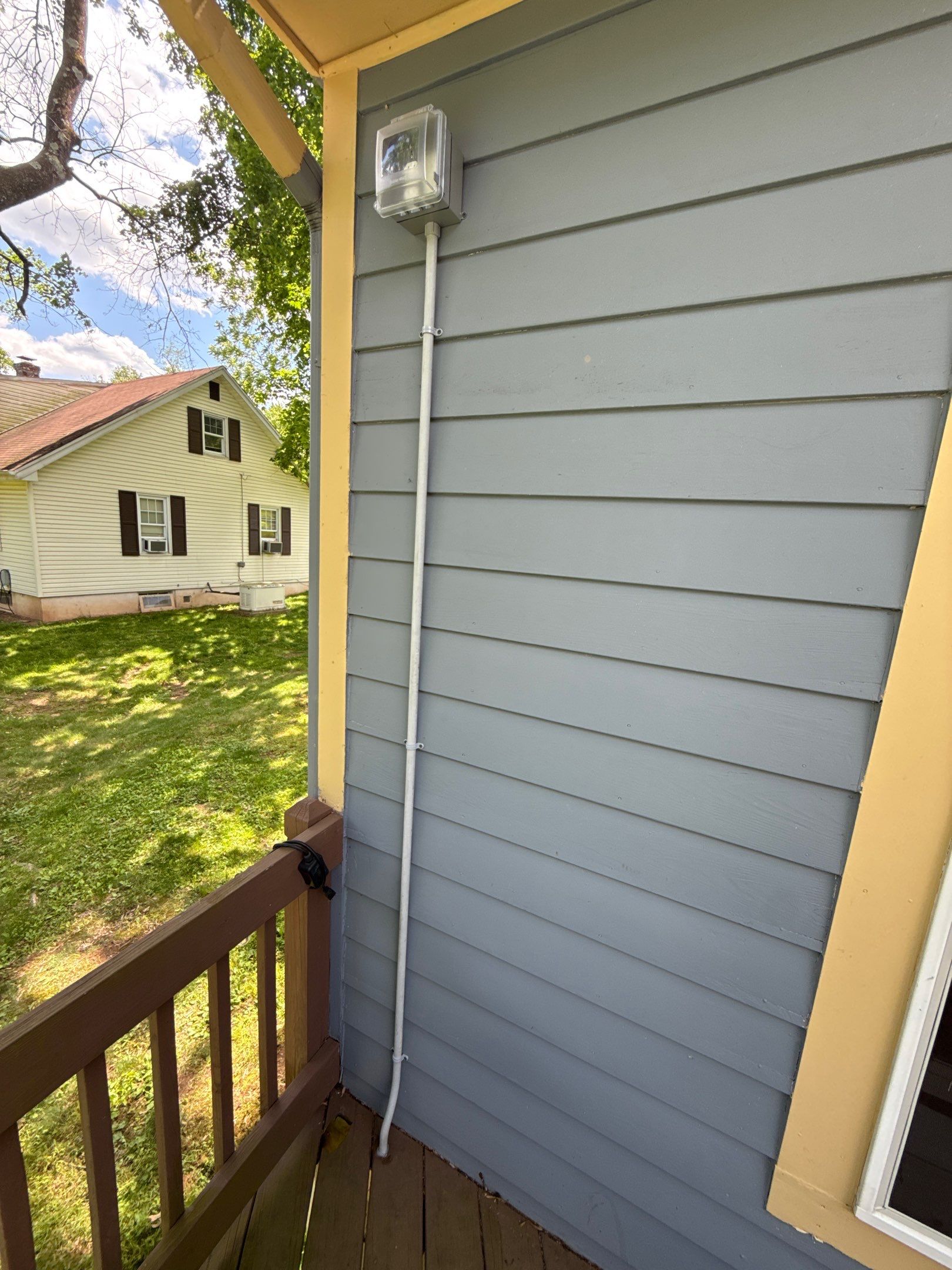Exterior Weatherproof Junction Box & Surface Conduit Installation by Spartan Home Pros