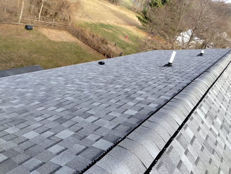 Residential Roofing Installation using Atlas Pinnacle Pristine Coastal Granite Architectural Shingles by Frederick Roof Repair