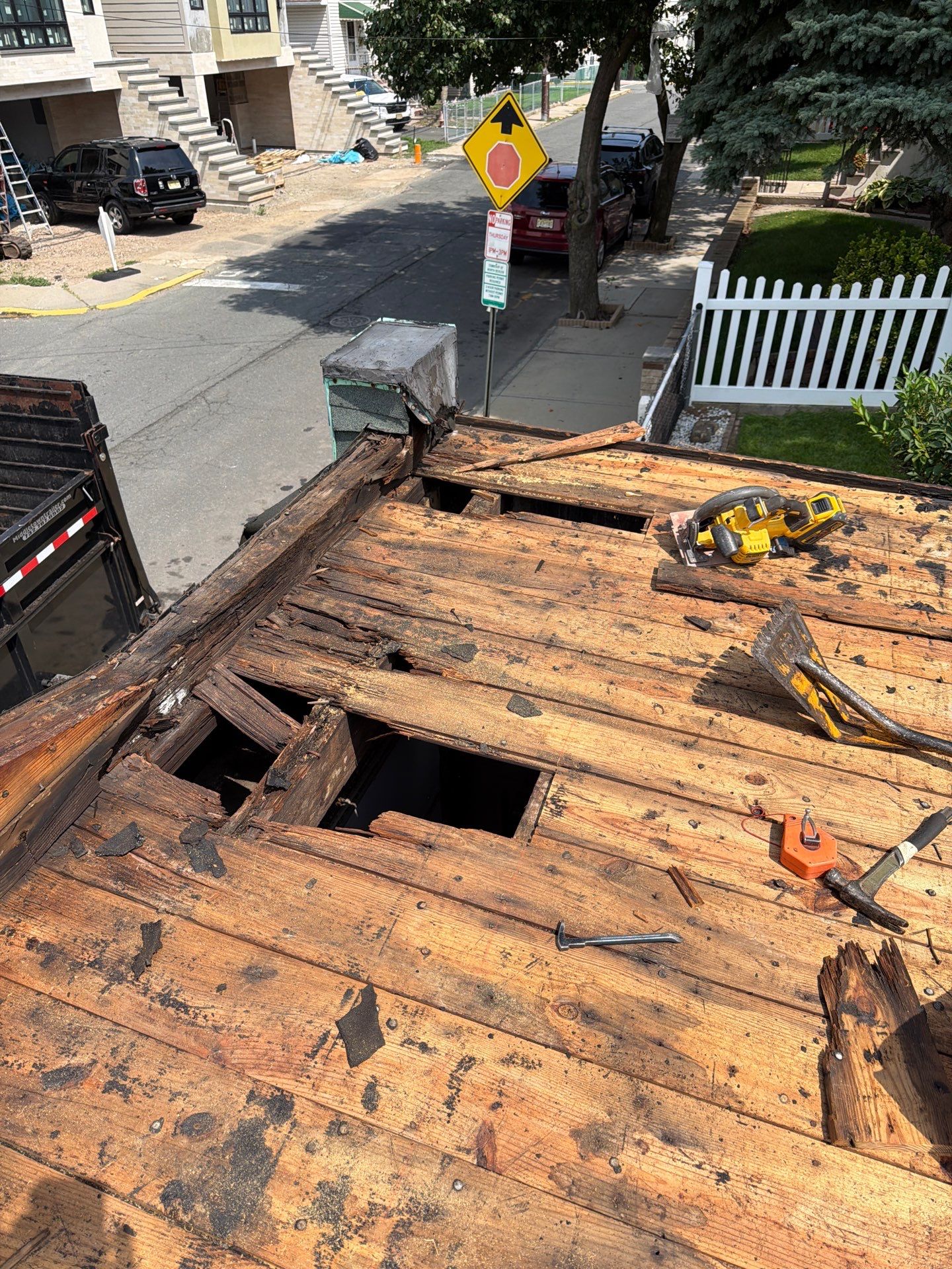 Flat Roof Membrane Installation and Decking Repair in North Bergen by REVIXPRO