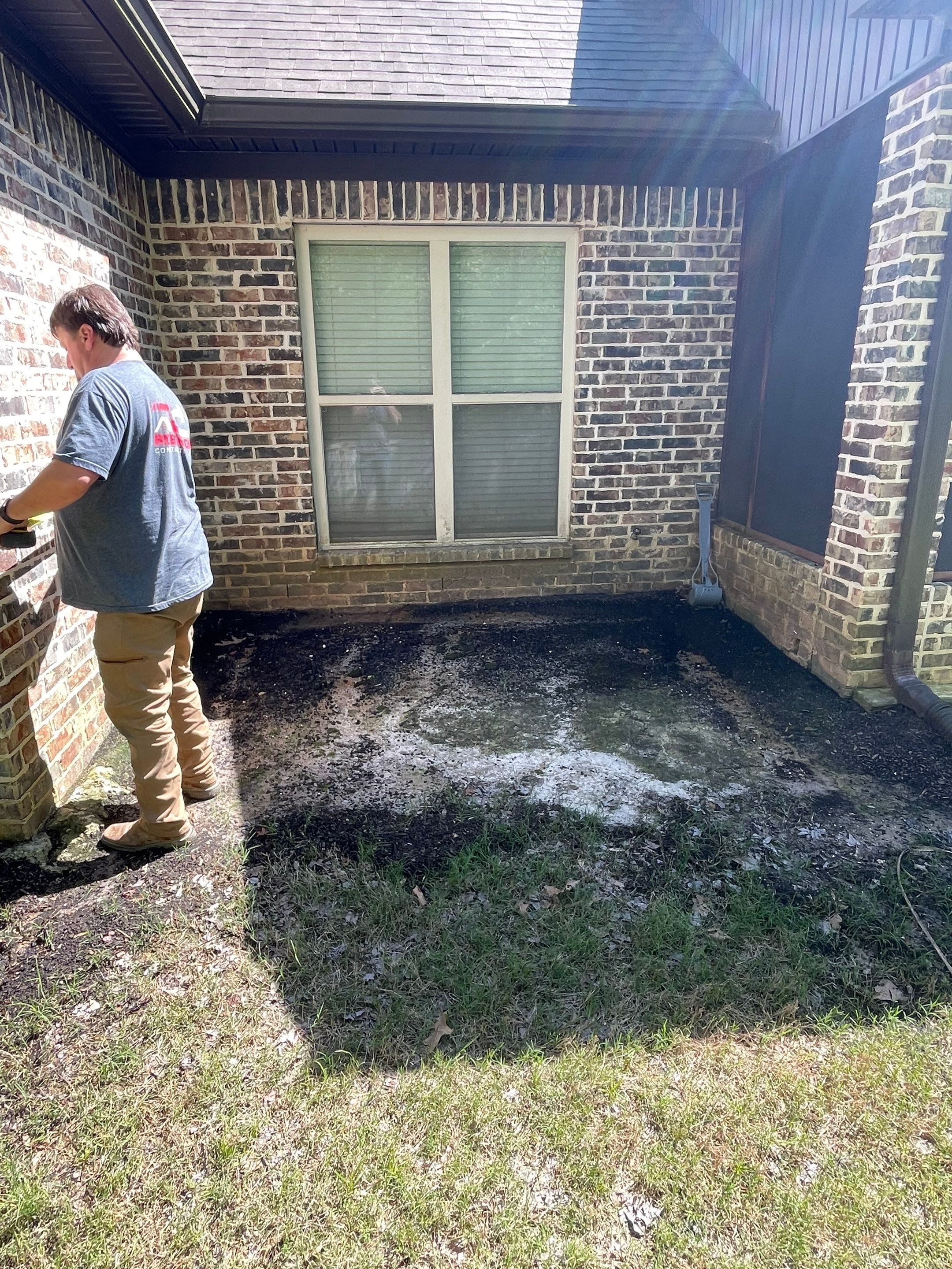 Treated Pine Deck by Roberson Construction LLC