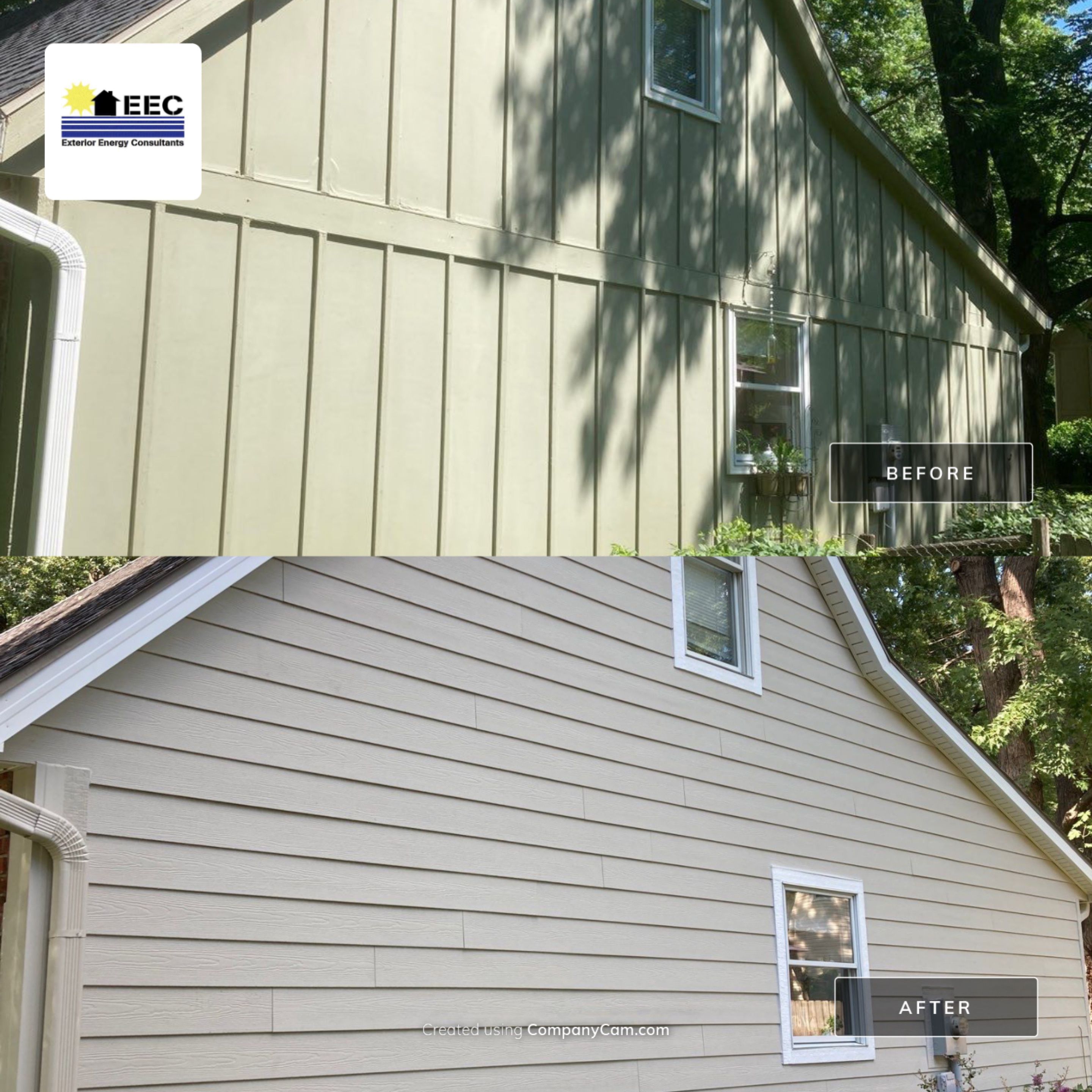 Siding Installation using James Hardie by EEC  Windows, Siding & Roofing 