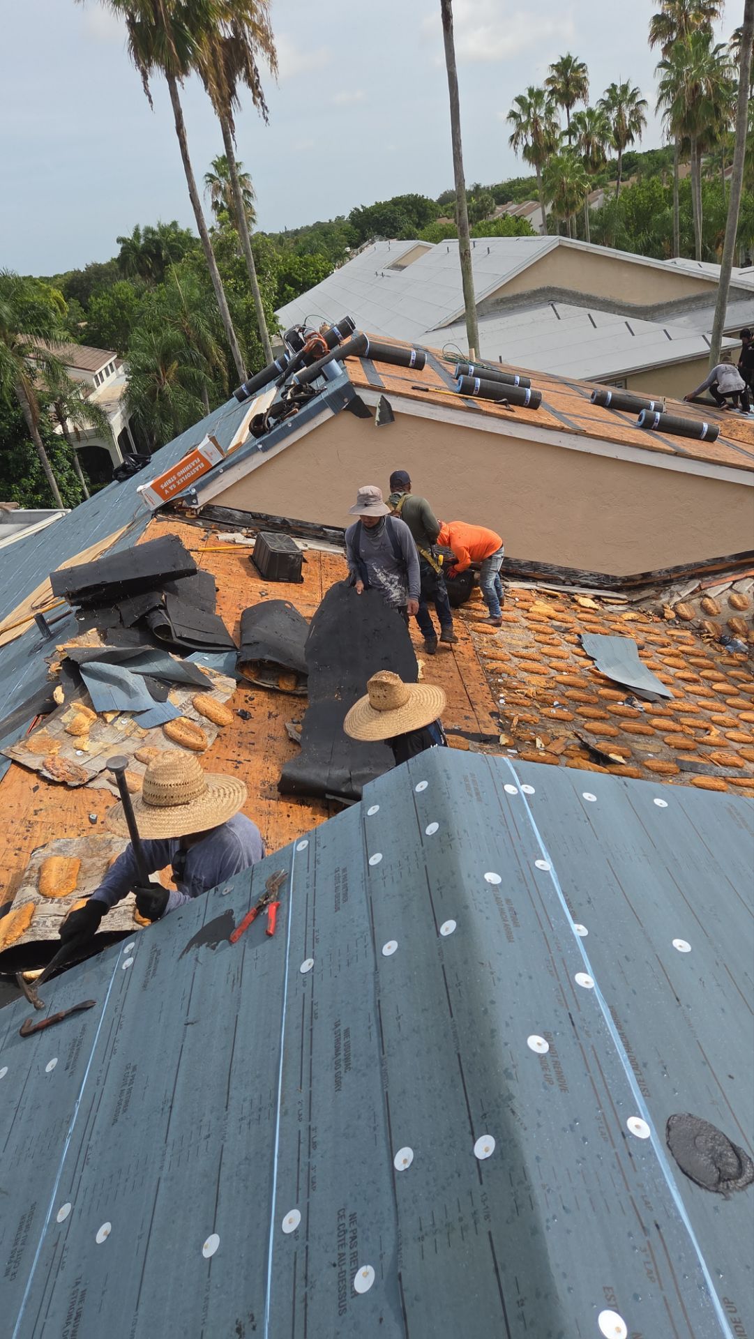 Comprehensive Tile Roof Replacement and Concrete Paver Driveway in Boca Raton by Aastro Roofing