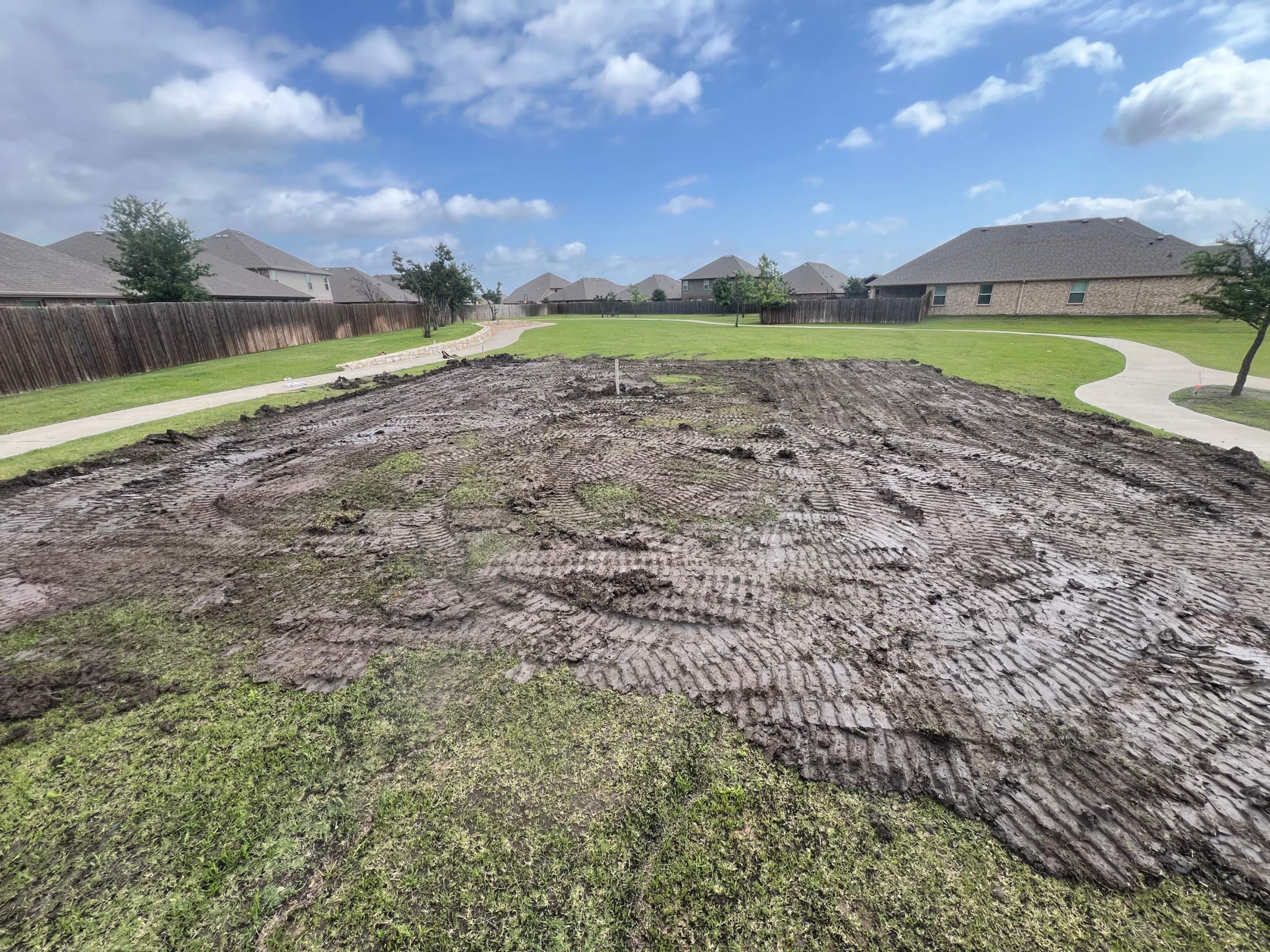 Vintage Meadows Basketball Court in Forney by Rodriguez Concrete Construction