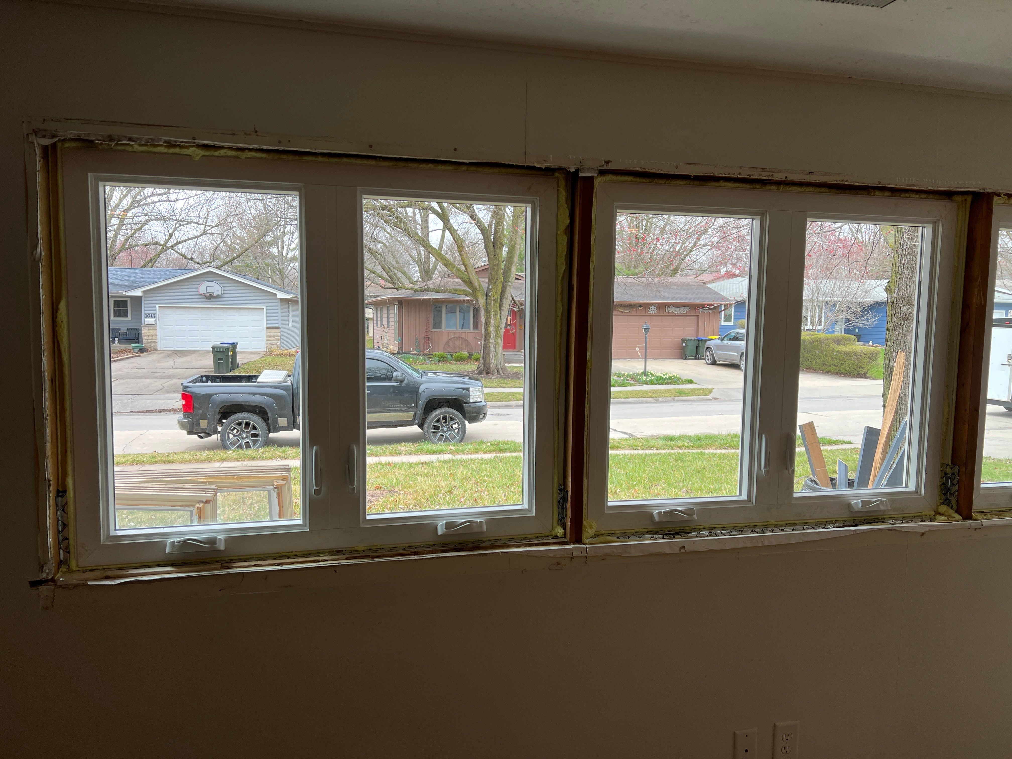 Window Installation using Pella 250 series vinyl window by United Windows and Siding LLC