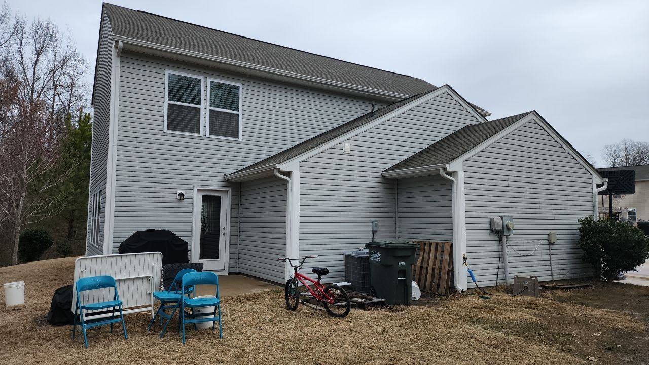 House Wash using cleaner by Power Wash Masters LLC