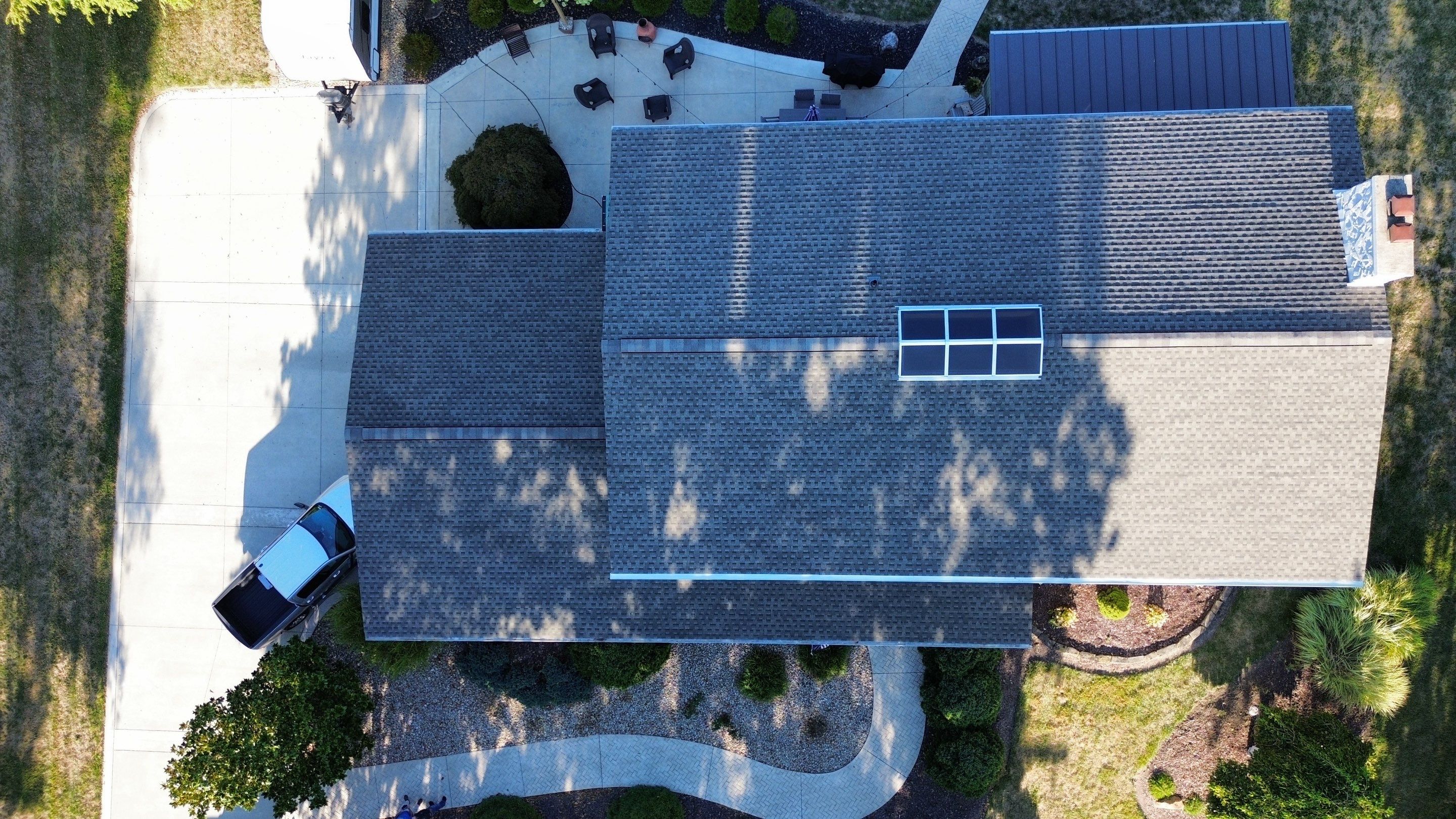 Residential Roofing Installation using Timberline HDZ Shingles - Weathered Wood by RoofX 