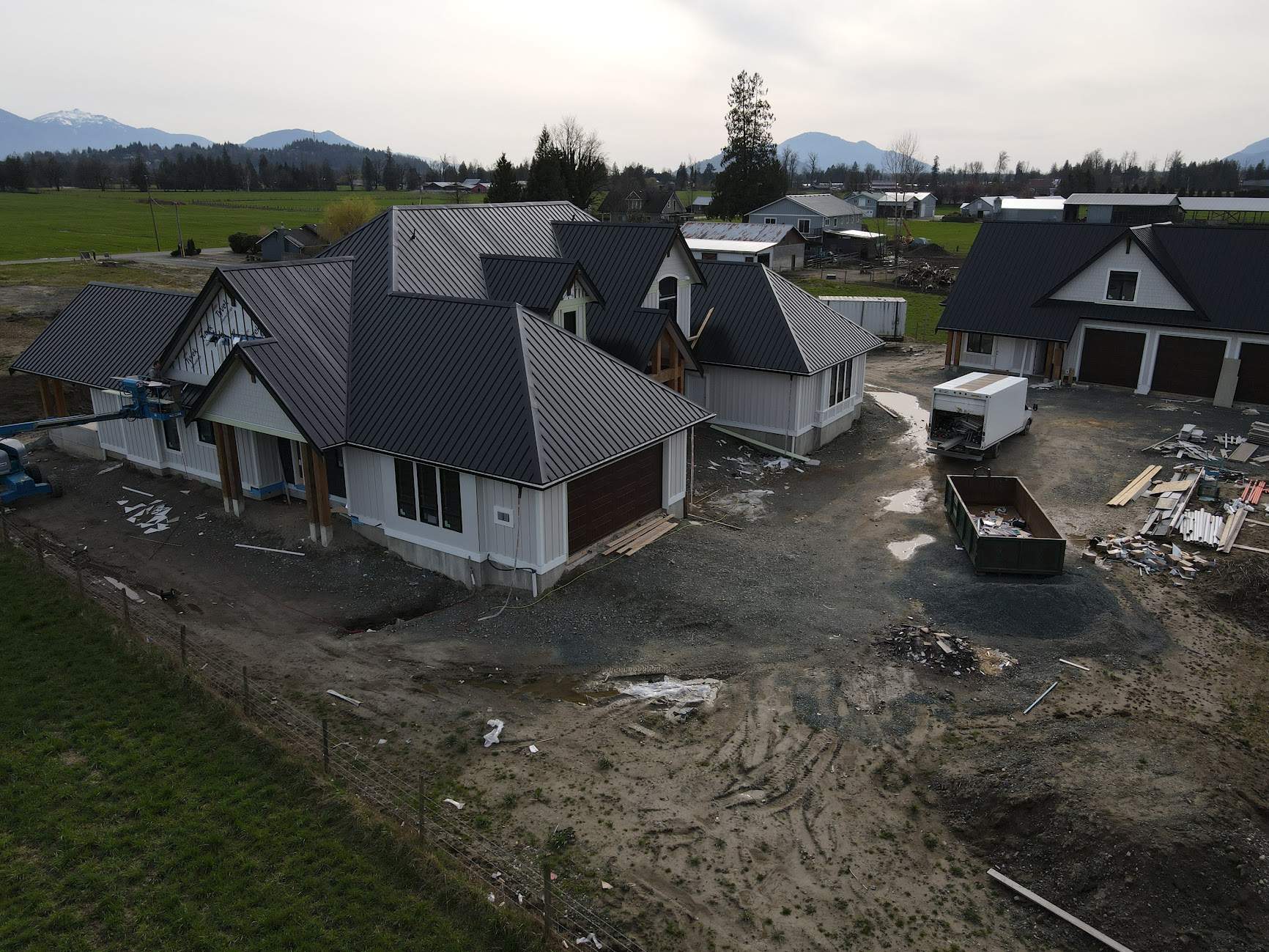Residential Roofing Installation using 12" Prolok metal  by Top Notch Roofing Inc