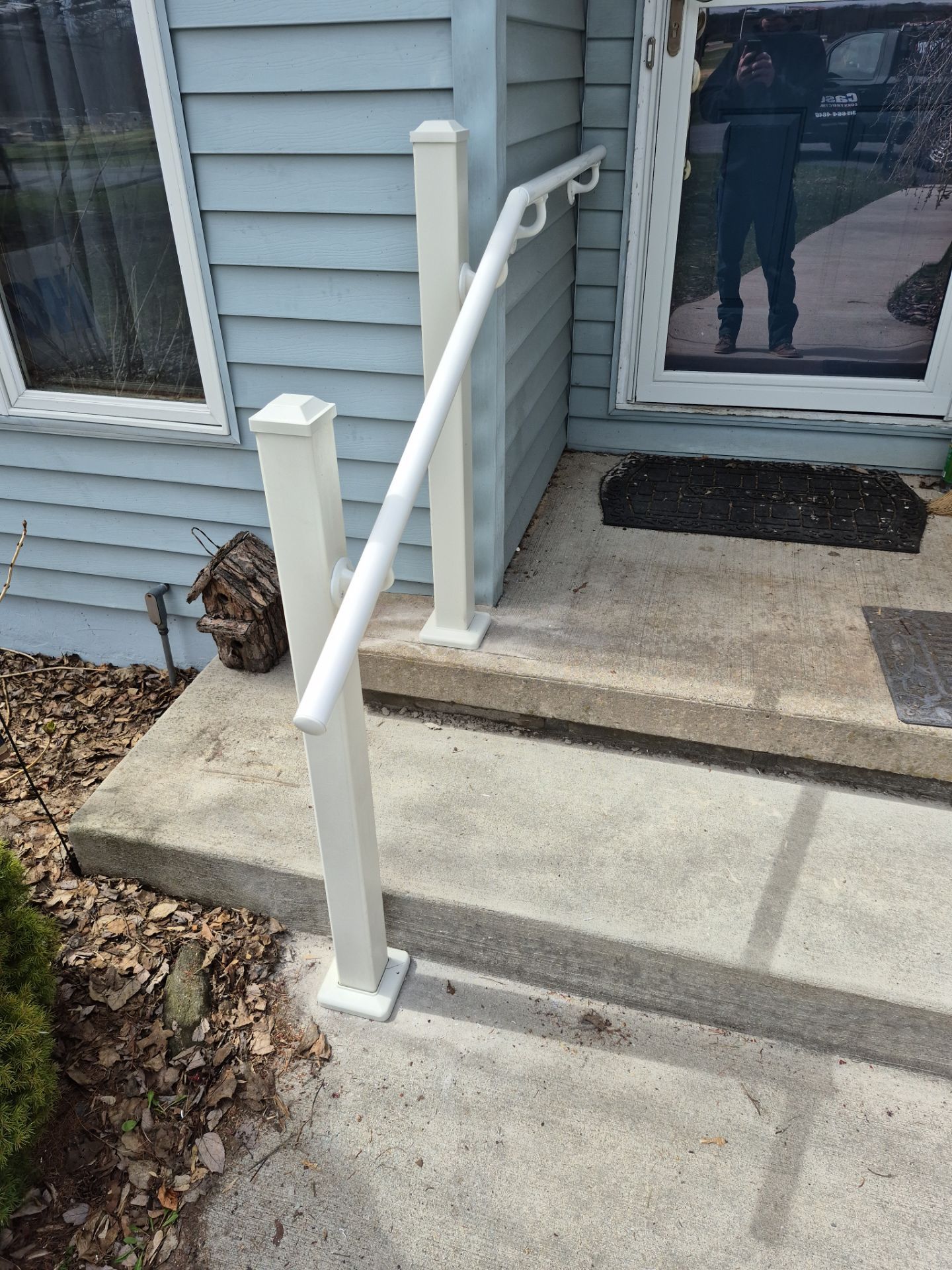 Front Railing Install by Case Construction