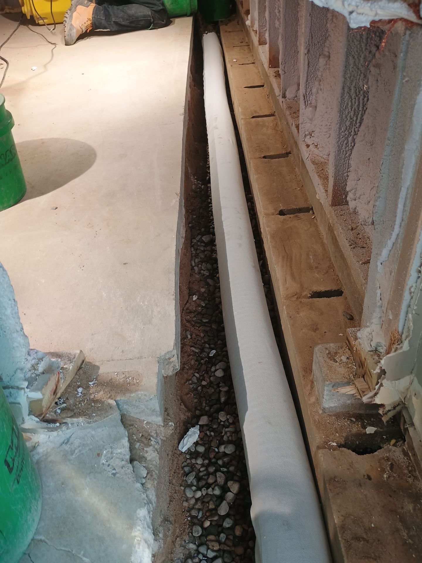 Interior Drain Tile & Sump Pump Installation in Delano, MN by Waterproofing Northeast