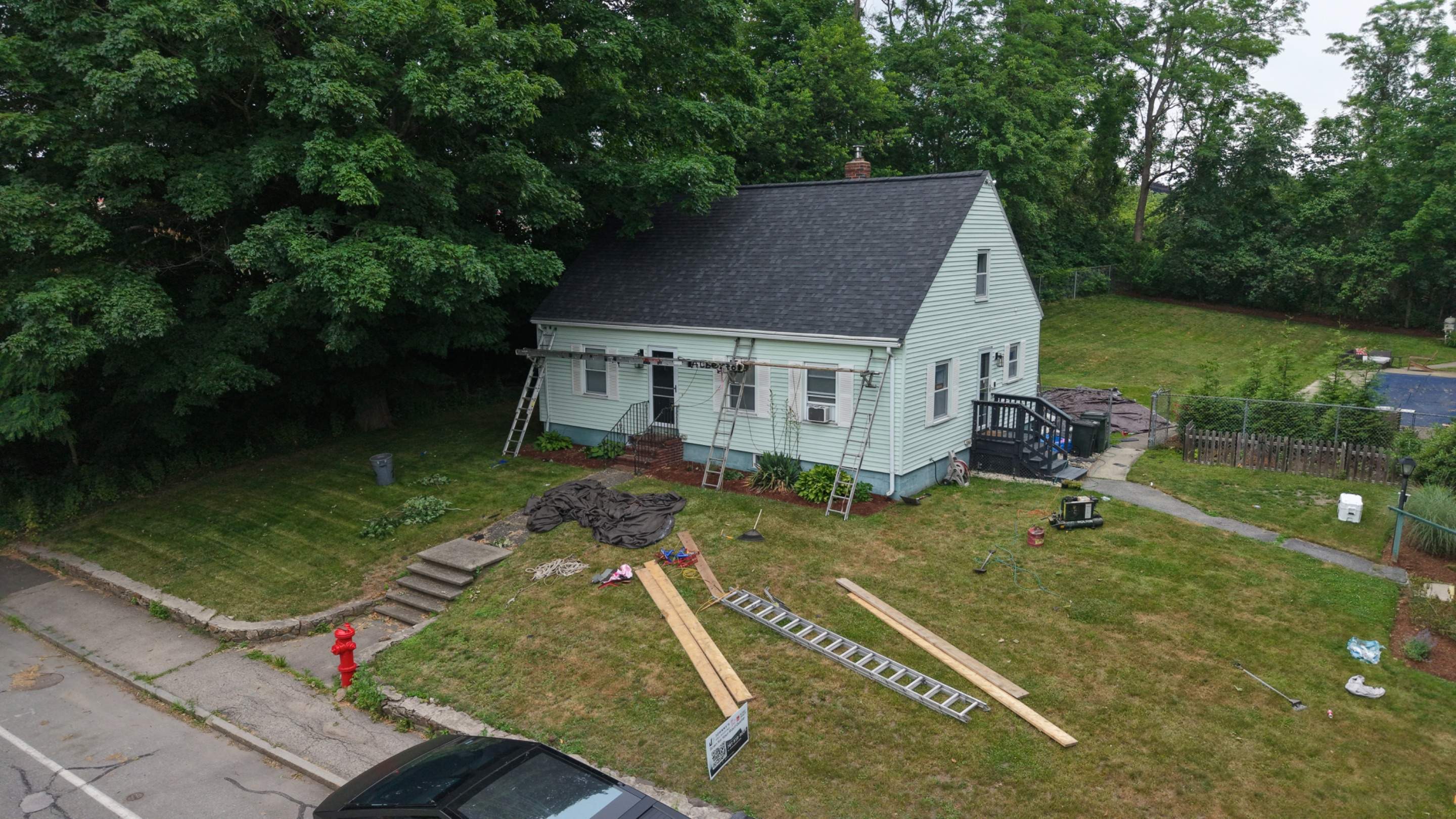 Bold New Look for a Newburyport Home — Full Roof Replacement in Onyx Black by JOHNNYS PRO