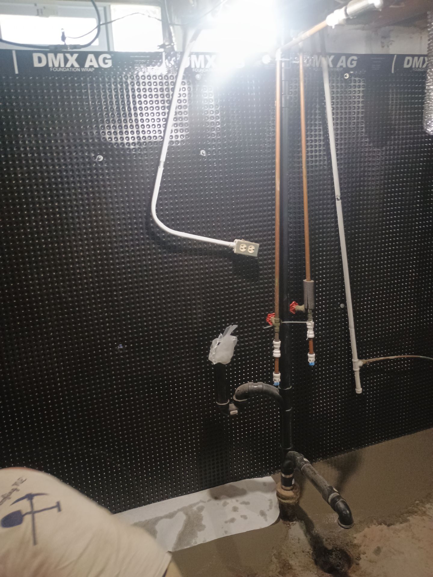 Interior Drain Tile & Yard French Drain in St. Paul, MN by Waterproofing Northeast