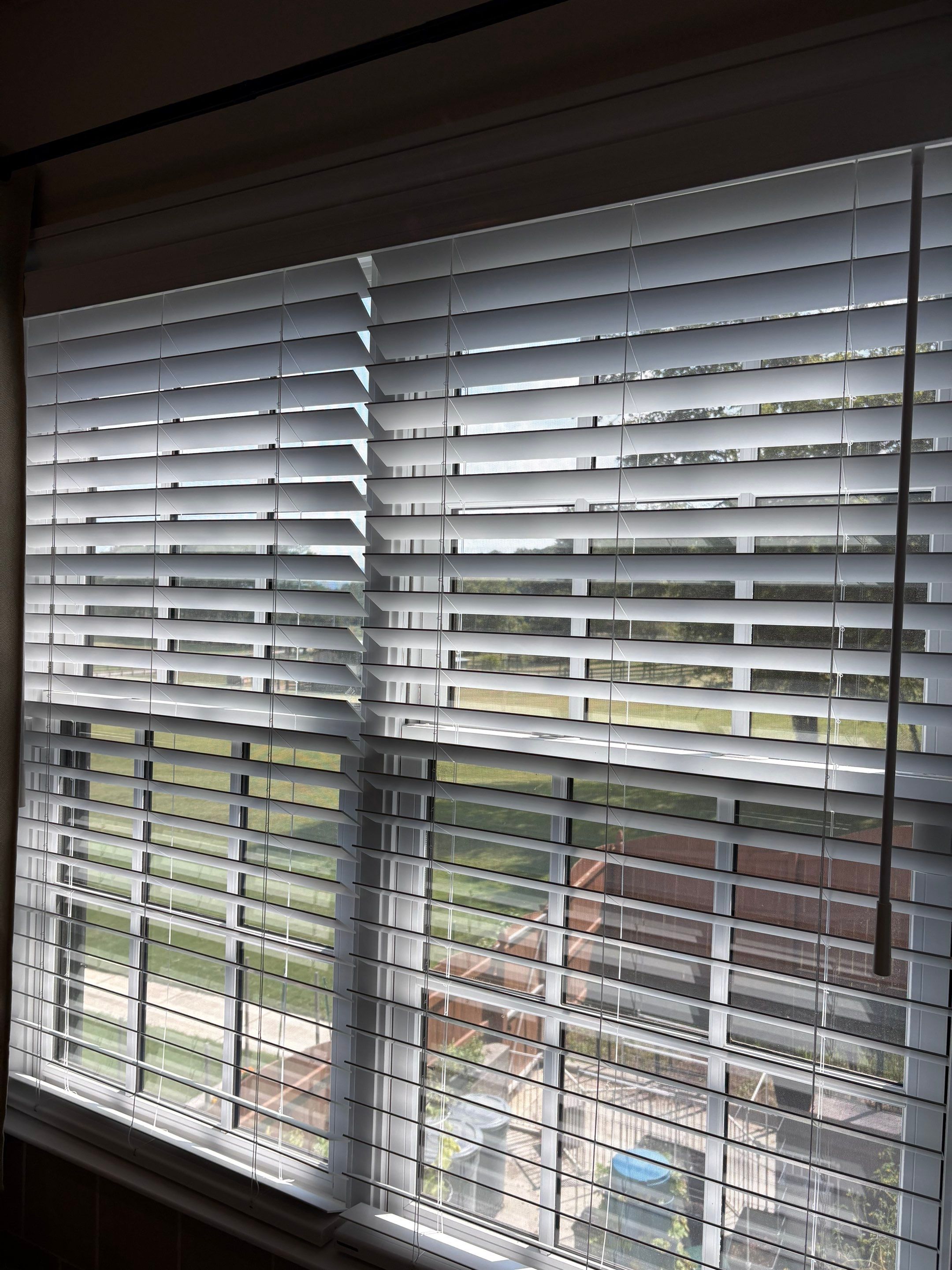 Faux Wood Blinds Project in Owens Cross Roads by Blinds and Borders
