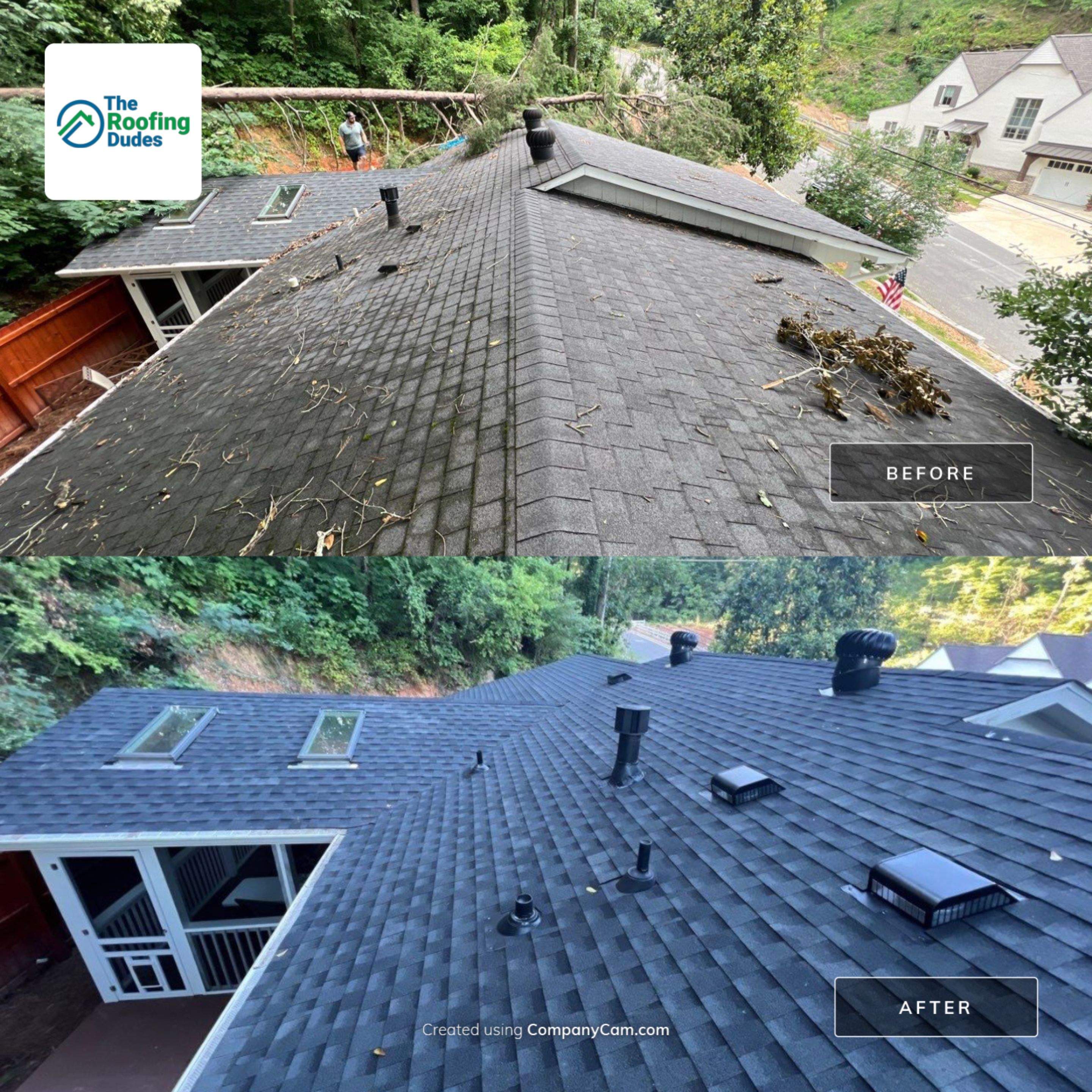 Before and Afters by The Roofing Dudes