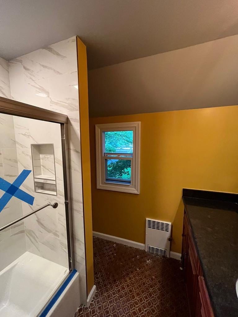 Bathroom Remodel using Tile by Home Concepts Construction