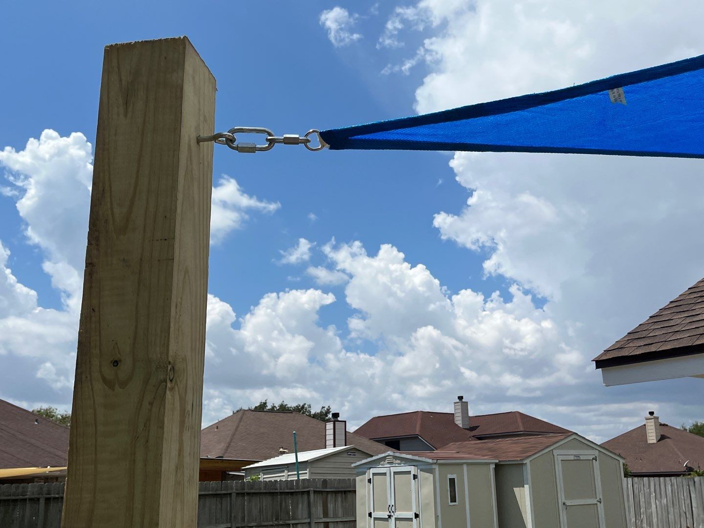 Back Yard Shade by Bayfront Roofing and Construction