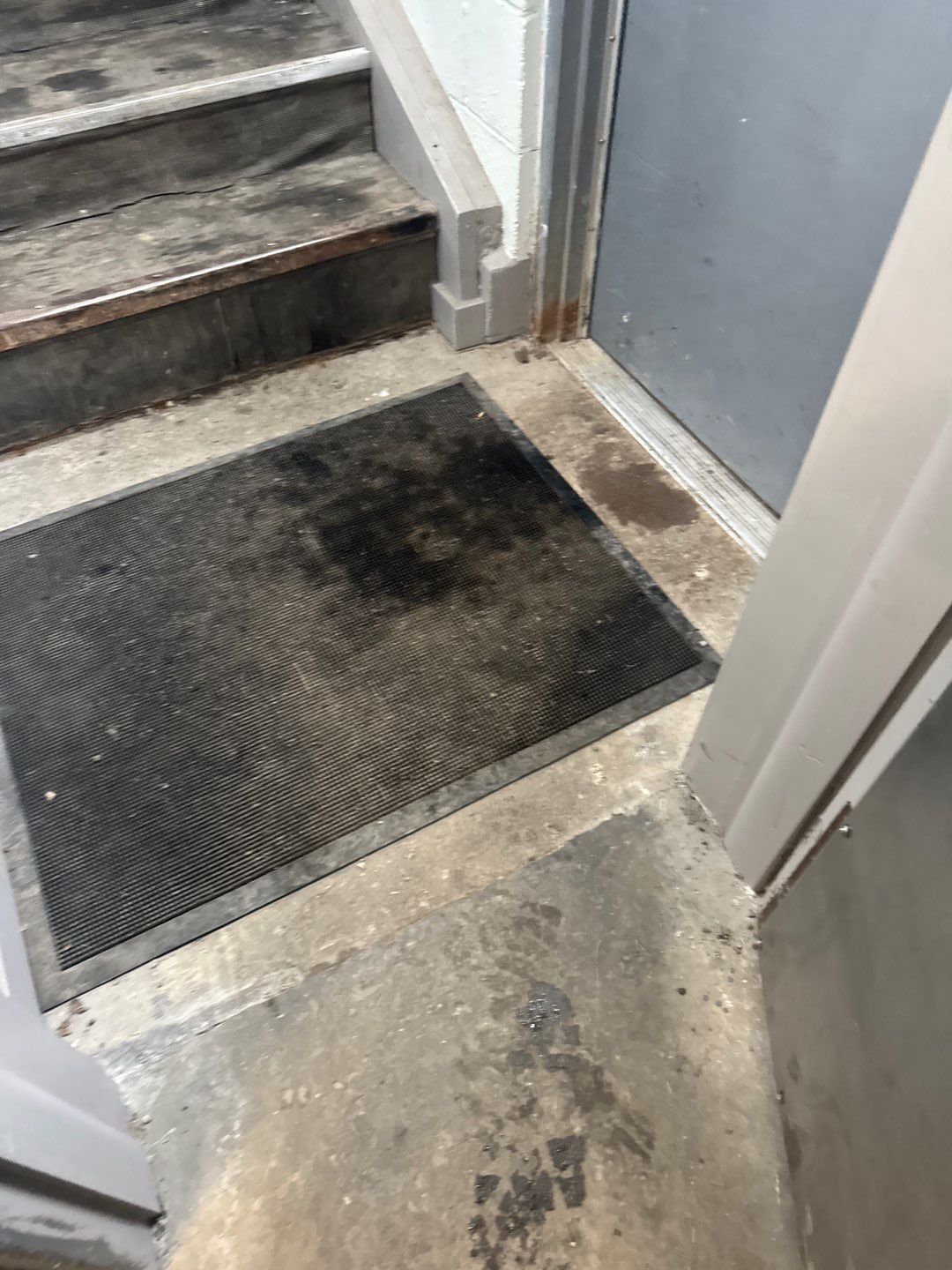 Industrial Grey Grit Project in Mars by Floors in a Day, Inc