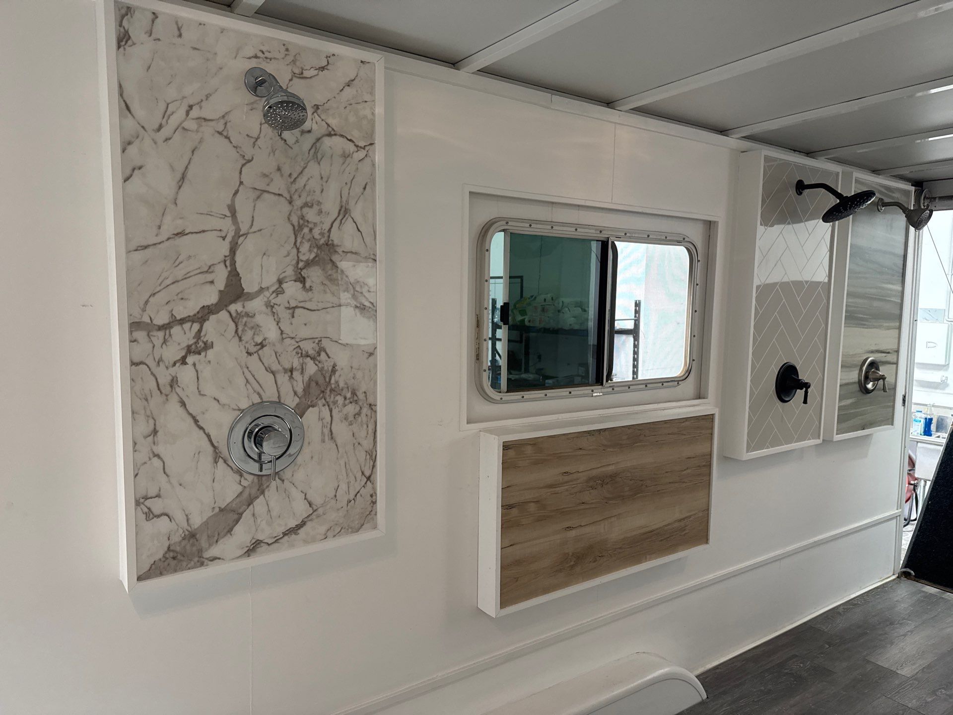 Custom Mobile Shower Showroom Trailer Build-Out in Concord by Better Bath