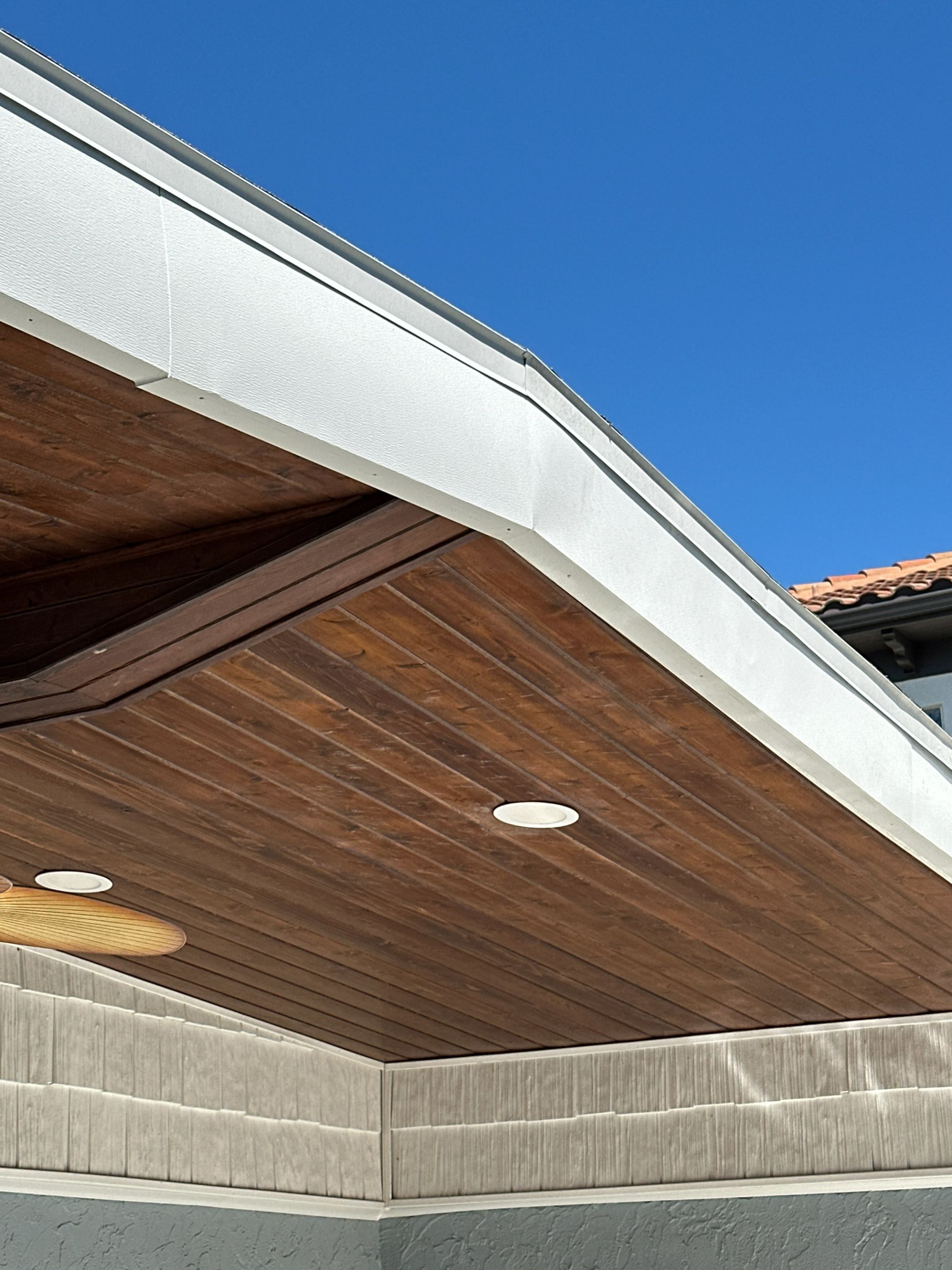 New Metal Soffit and Fascia in Siesta Key FL by Gutter Professors