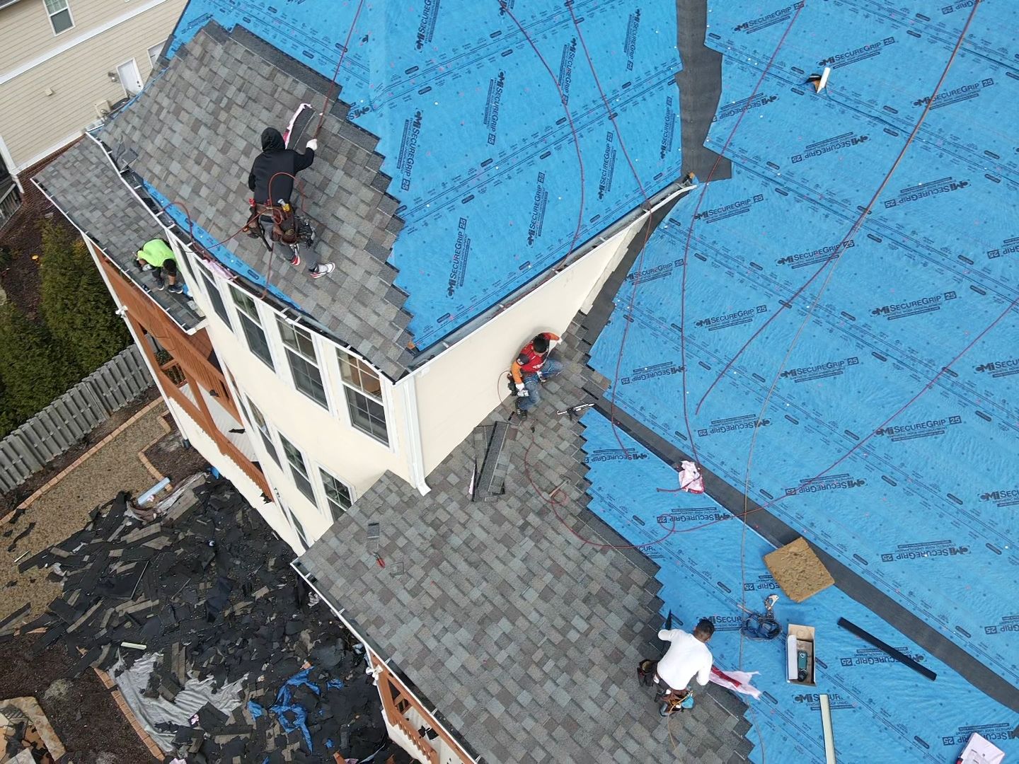 Residential Roofing Installation using Owens Corning by Inspector Roofing and Restoration