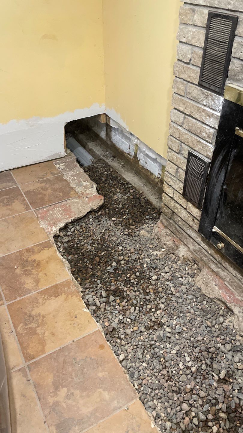 Drain Tile in Columbia Heights by Waterproofing Northeast