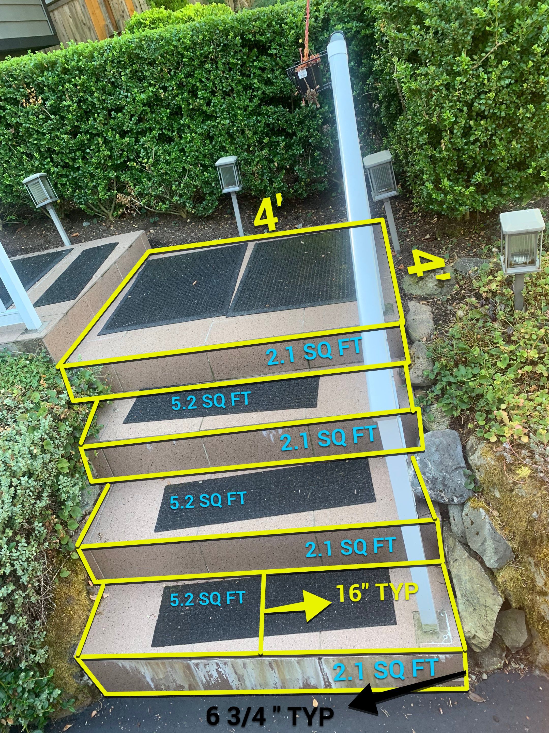 Patricia | Stairway Renovation, Concrete Project by Jireh Asphalt & Concrete Inc 