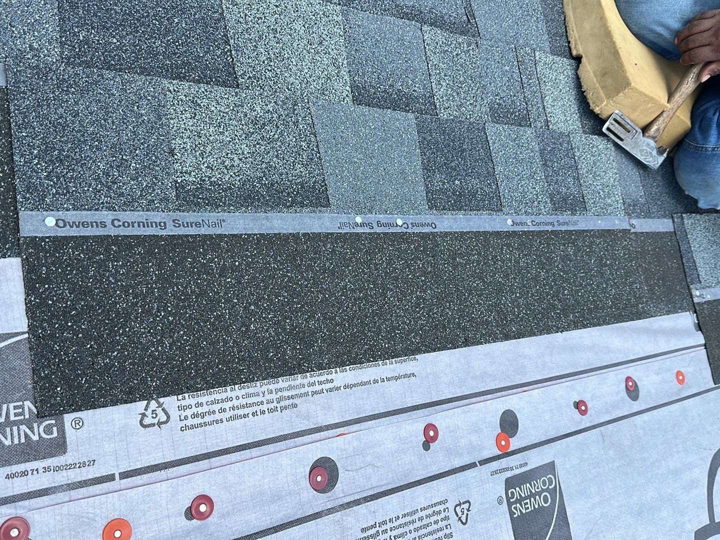 Residential Roofing Installation using Owen's Corning Duration (Lifetime) Shingles by Roof Repair Company