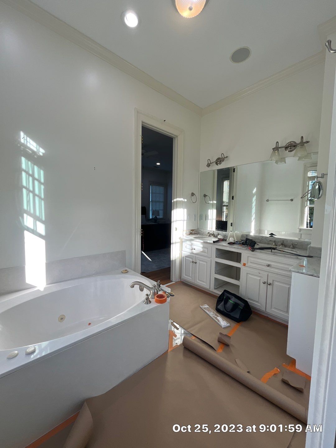Geaux2Guy Creates a Spa-Like Master Bathroom Retreat in Columbia, SC by Thompson Industrial