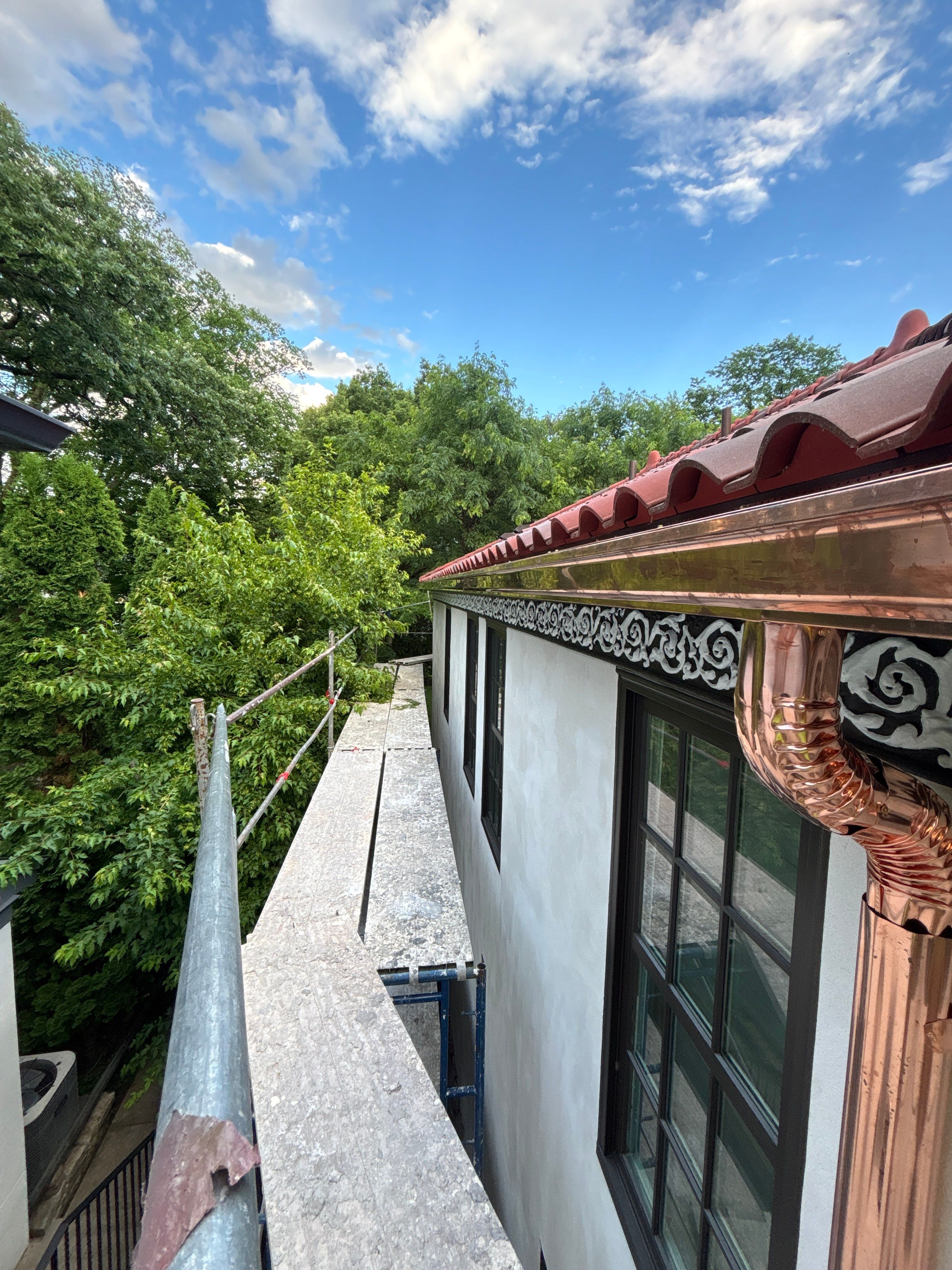 Custom Copper Gutter Installation in Minneapolis, MN by Next Level Seamless Gutters / Exteriors Inc.