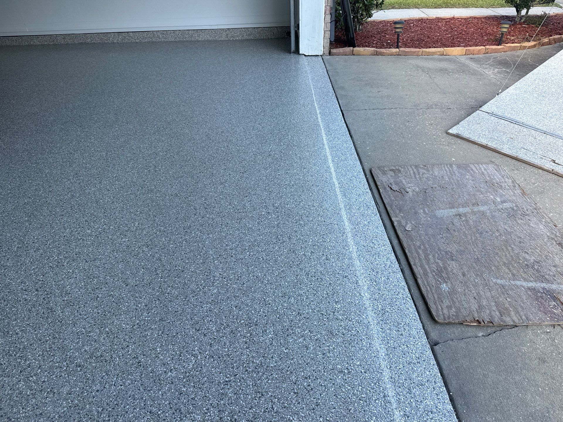Garage Project in Lake City, FL in Mount Everest by Cross Creek Concrete Coatings