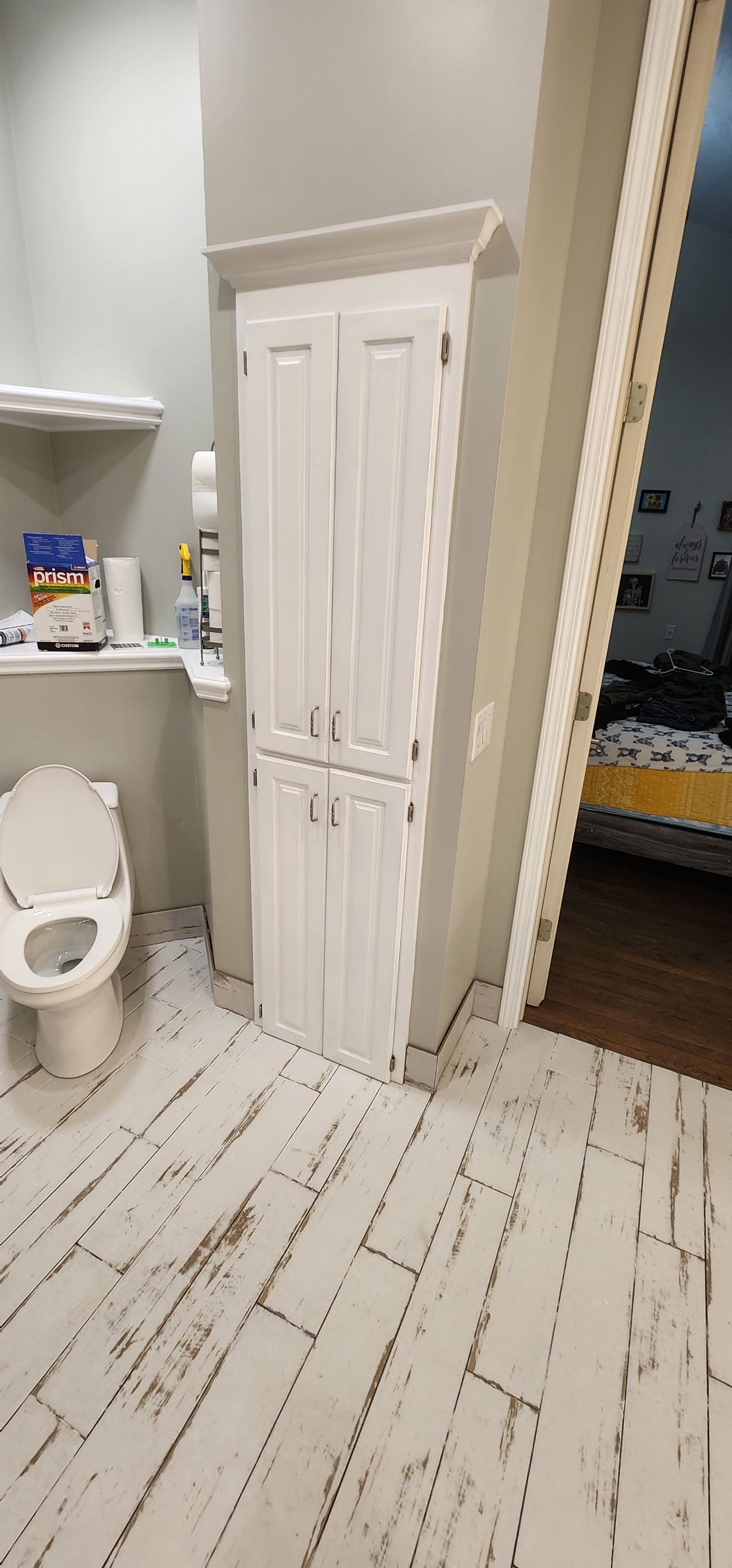 Full bathroom with giant shower AND doggy shower by The Shower Company