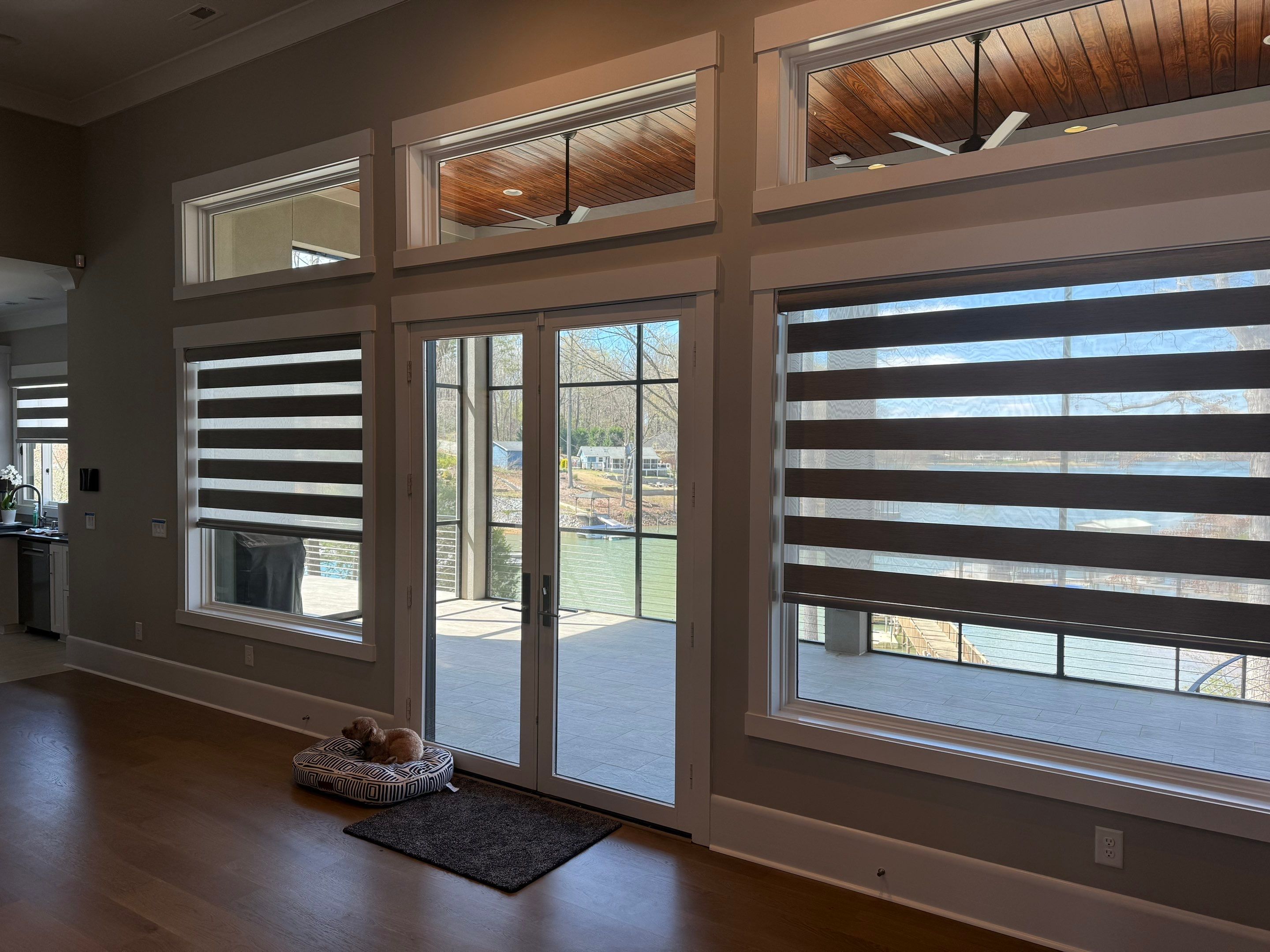New Construction, Lake Norman, NC by Southern Traditions Window Fashions
