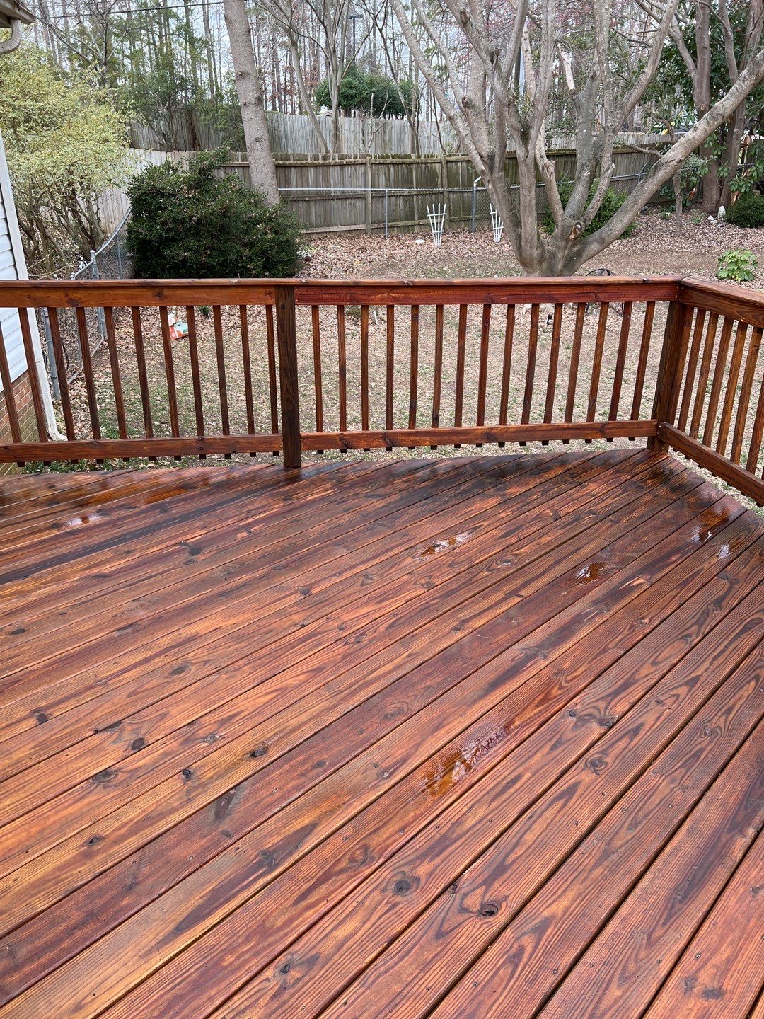 Coated Deck using Wood Sealant by DuraSeal