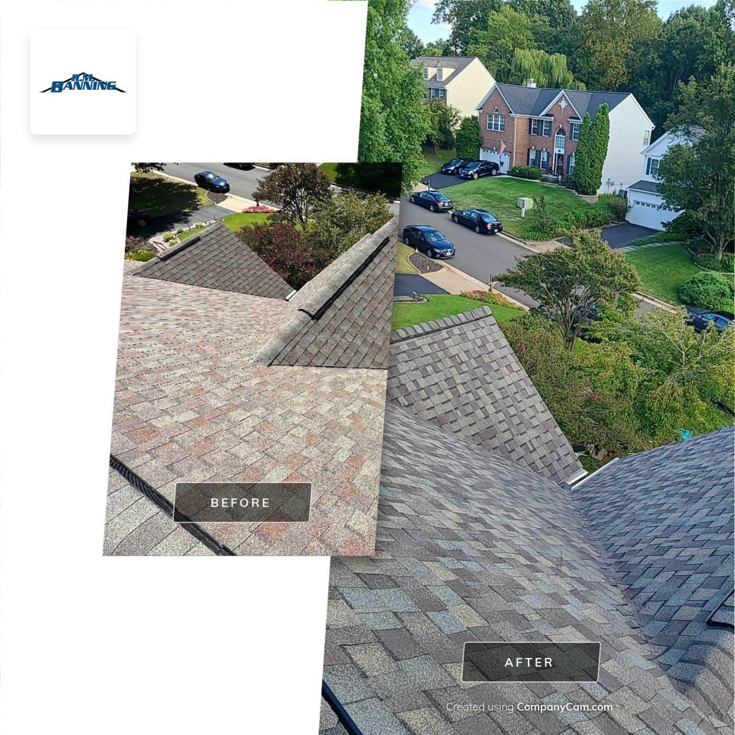 Dumfries: CertainTeed Landmark Pro Designer Shingles in Max Def Weathered Wood by RM Banning, Inc.