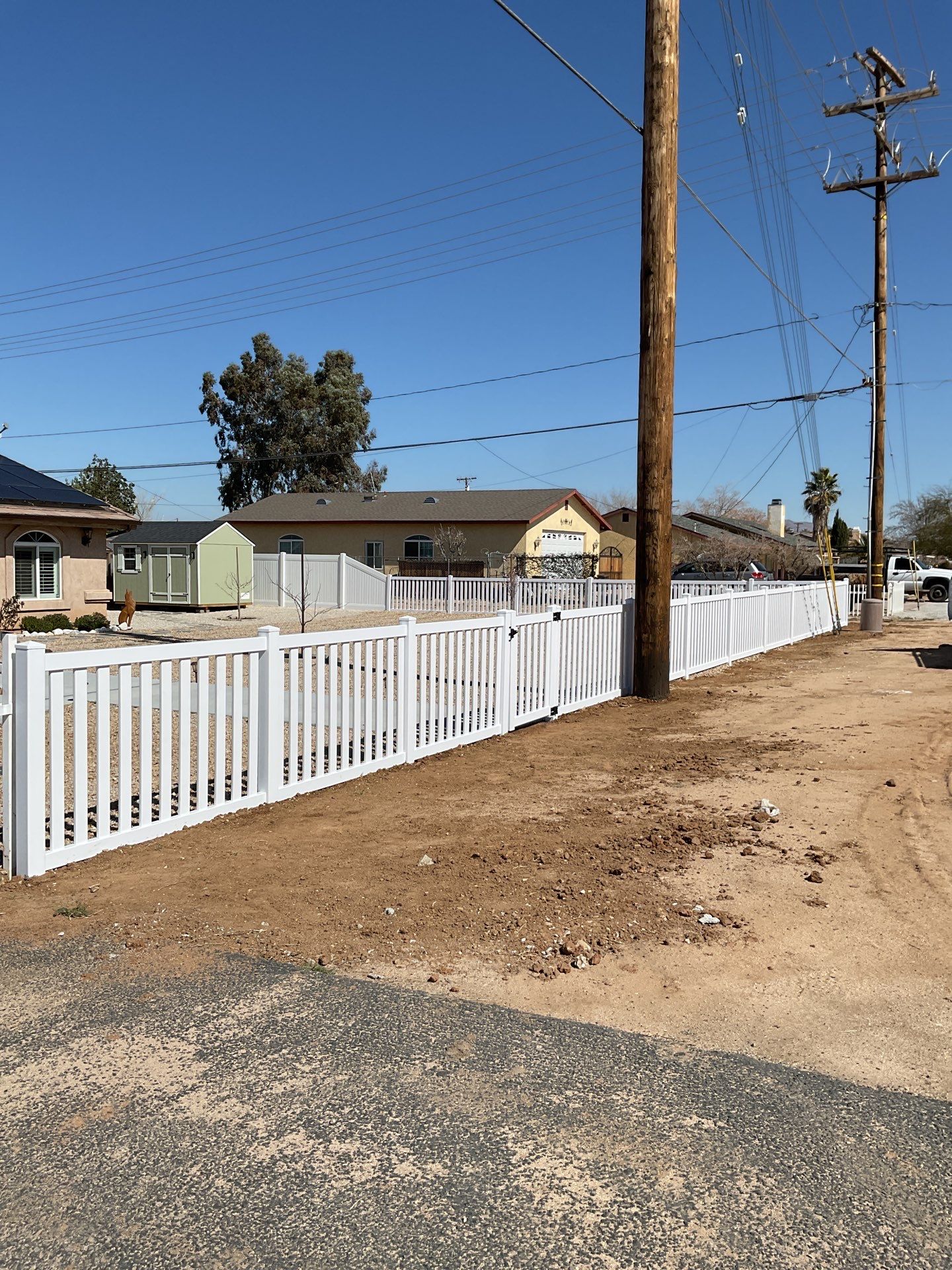Box picket and privacy vinyl  by Fence Guys Inc. 