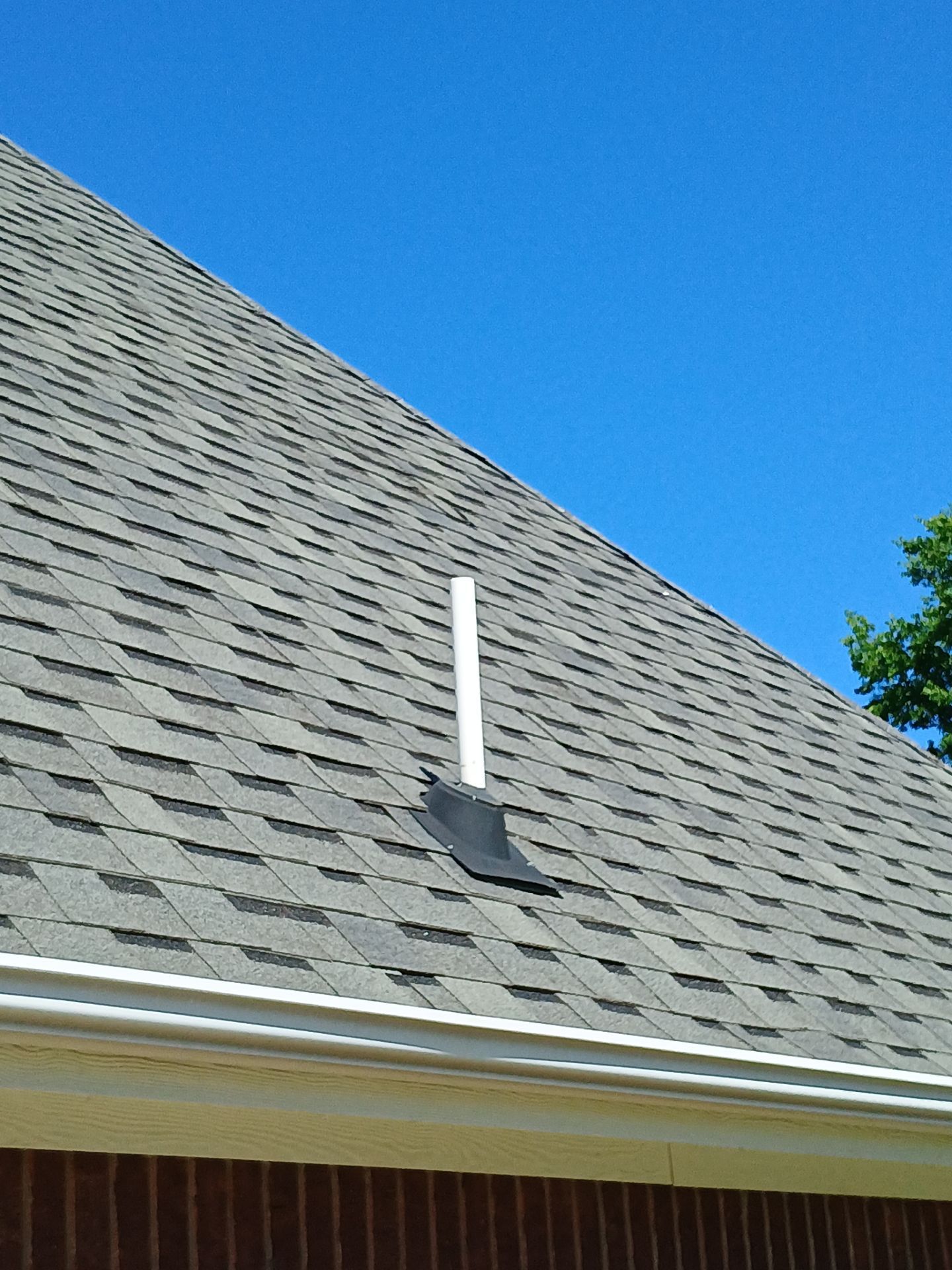 Architectural Shingle Roof Replacement for Brick Residence in Ardmore by BANA Roofing and Solar Supply