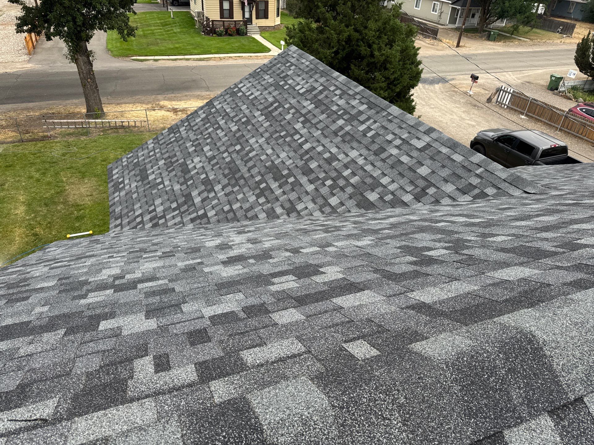 Residential Roof Replacement Featuring Multi-Tonal Architectural Shingles in Payette by Olive Roofing