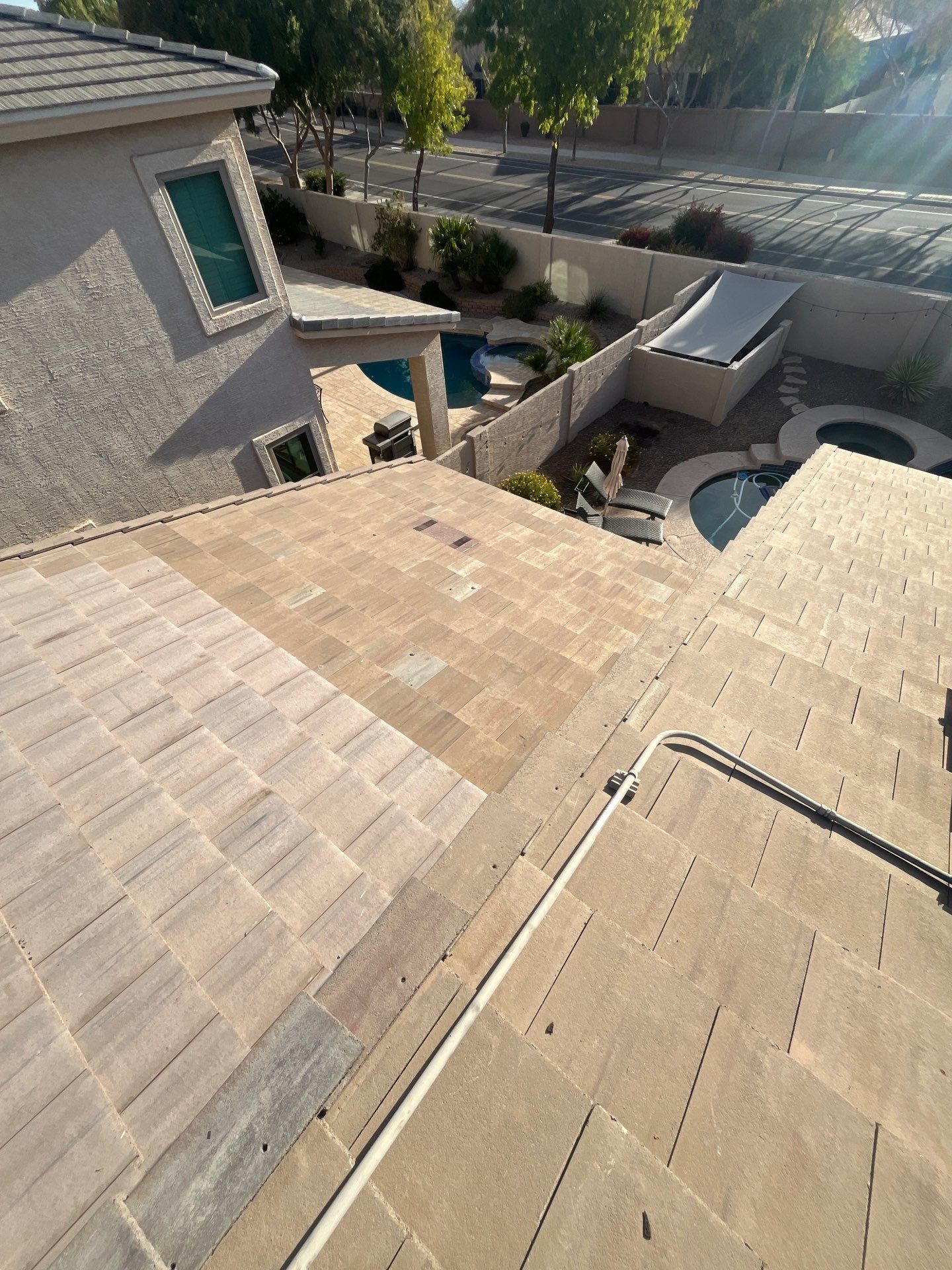 Autumn Sand Concrete Tile by Reimagine Roofing
