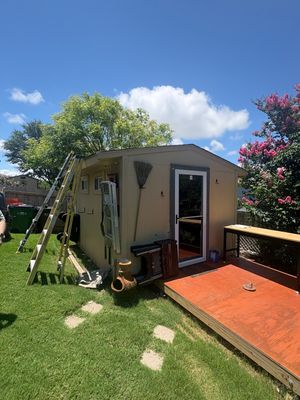 Wind Damage Roof Repair for Shed | Round Rock, TX