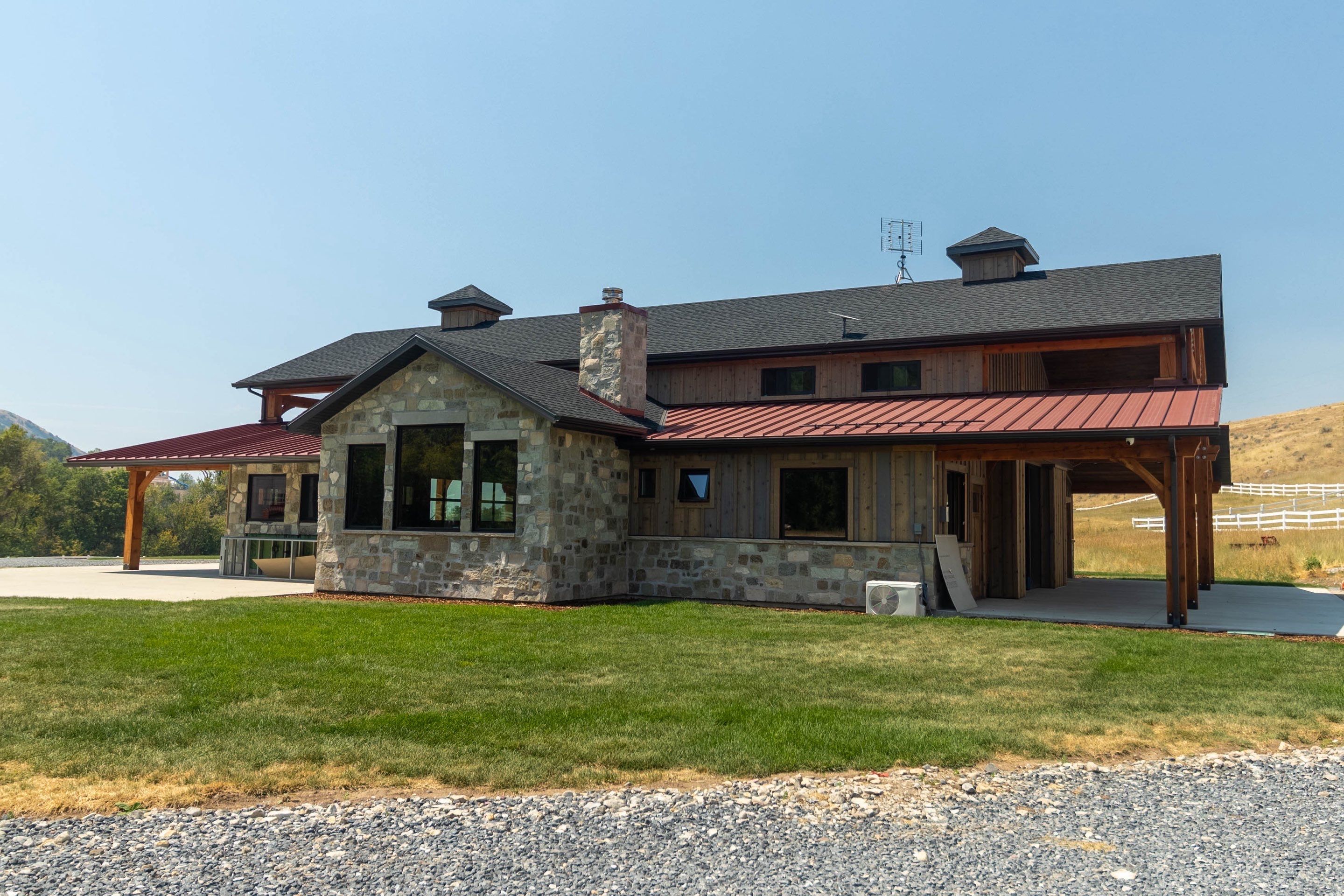 Wood Barn - Exterior by Garner Construction