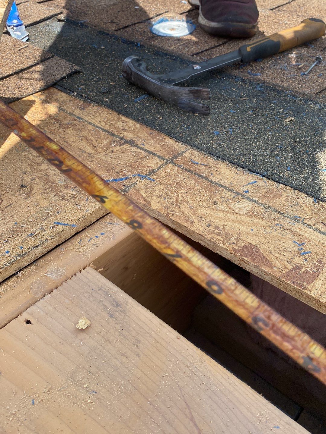 Residential Roofing Installation using Landmark Shingles by Alpha Design Services