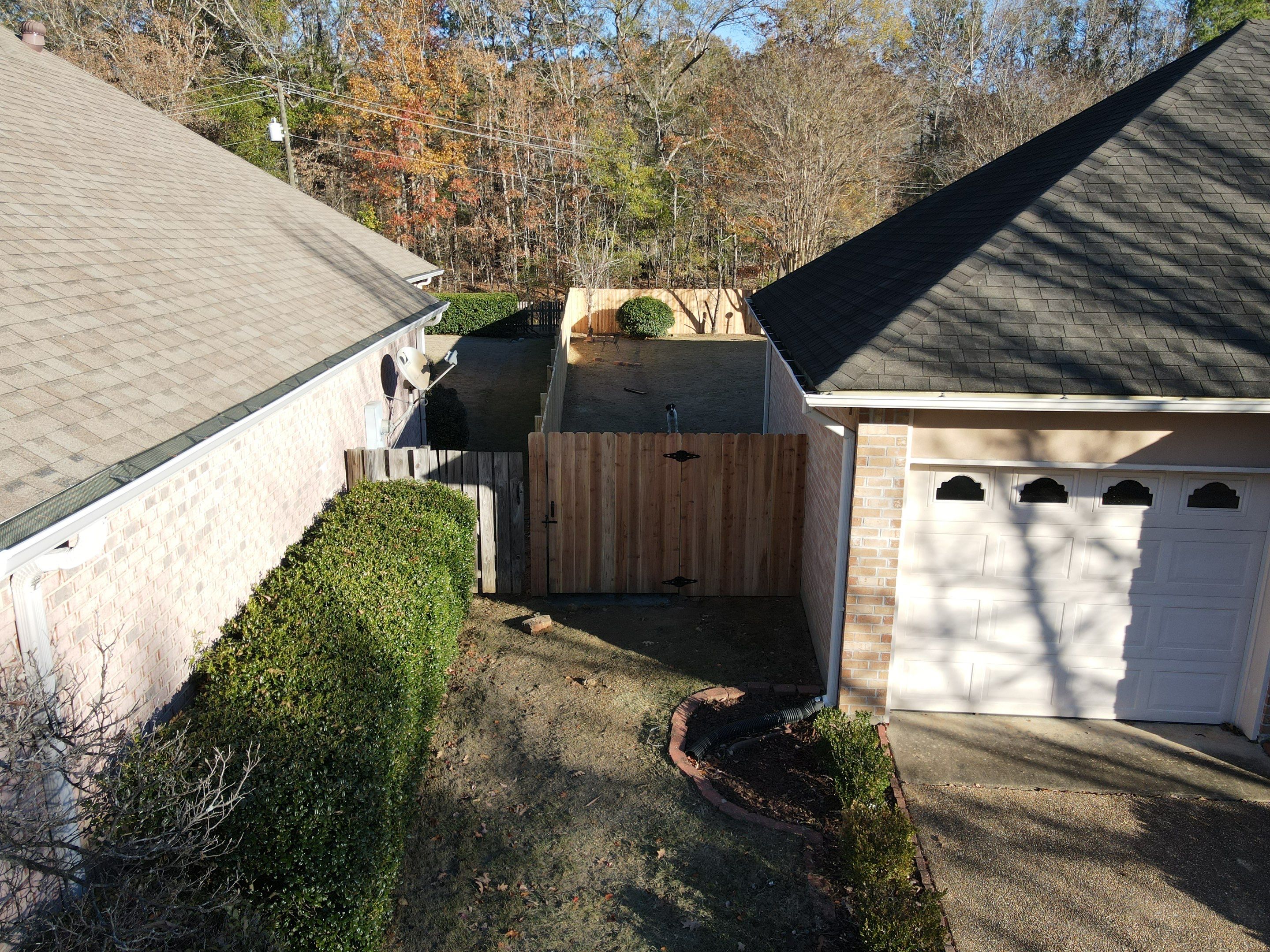 6ft Cedar Privacy Fence by Roberson Construction LLC