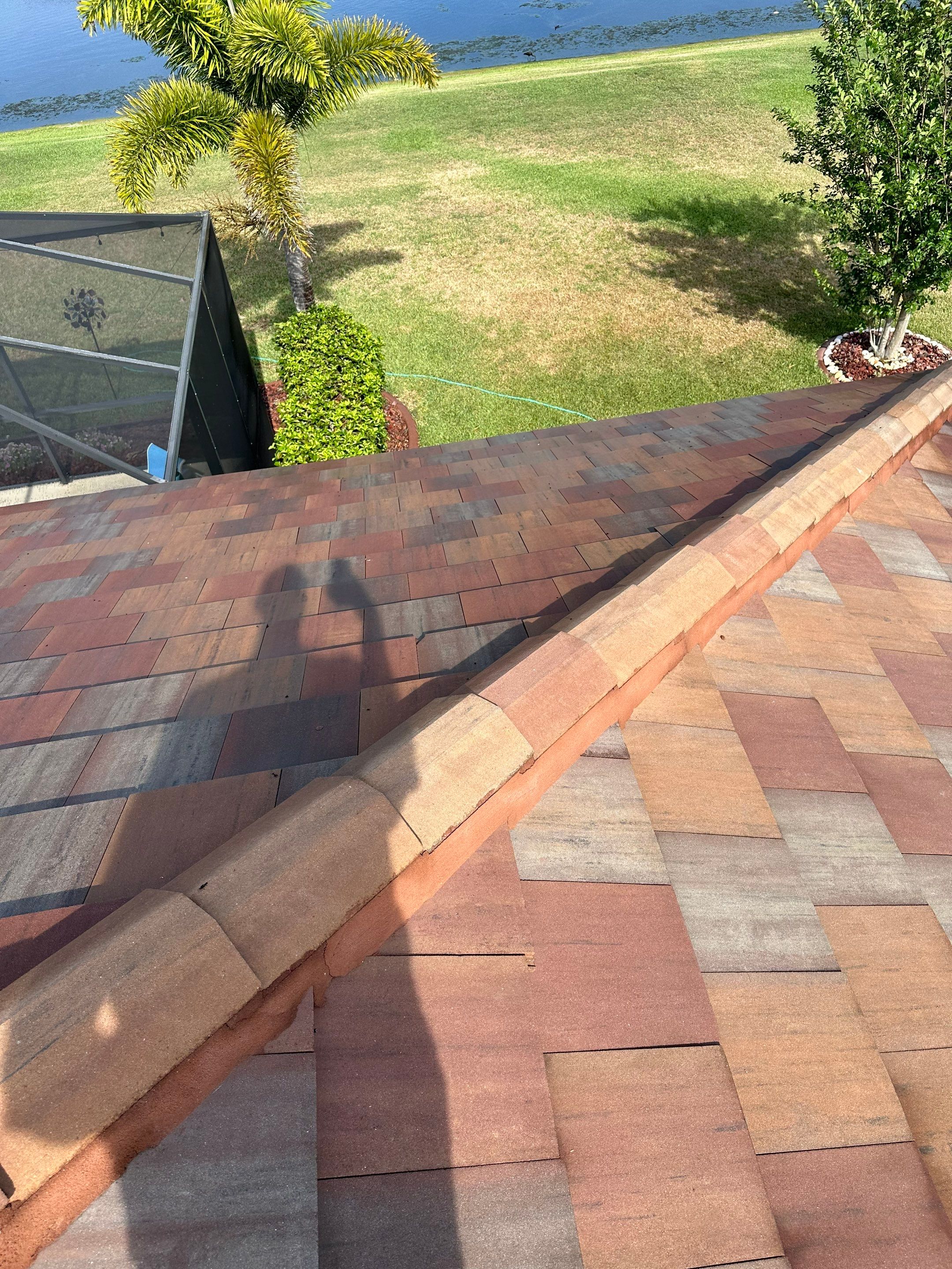 🏡 Tile Roof Cleaning – Gamble Creek Estates, Parrish, FL by Sunshine AquaWash