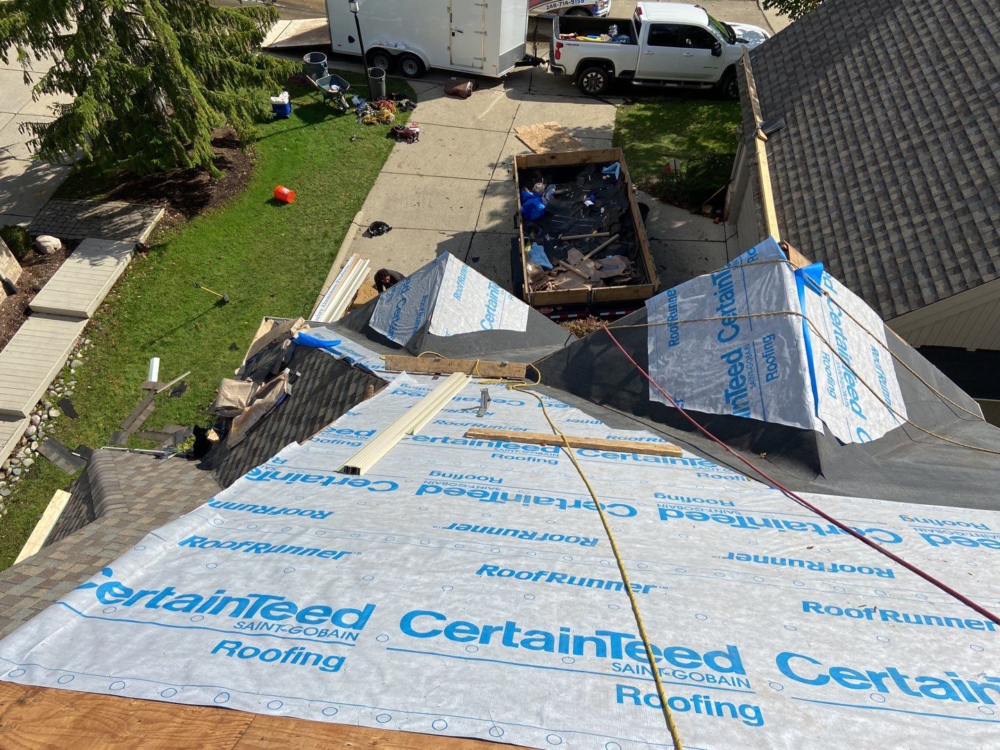 Roof Replacement using CertainTeed Landmark by 180 Contractors